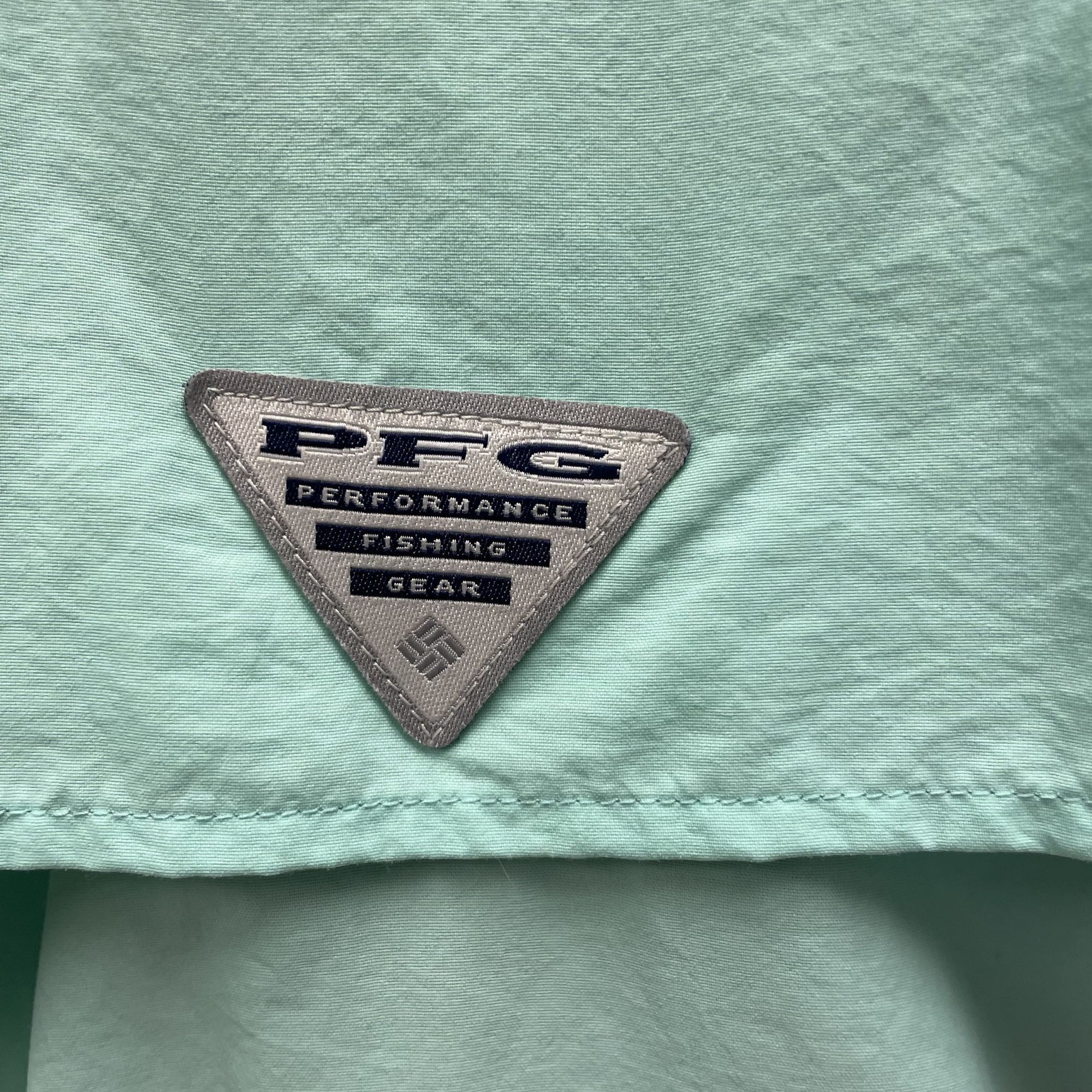 Columbia Columbia Sea Green PFG Pro Fishing VENTED Embroidered Shirt Size US L / EU 52-54 / 3 - 4 Thumbnail