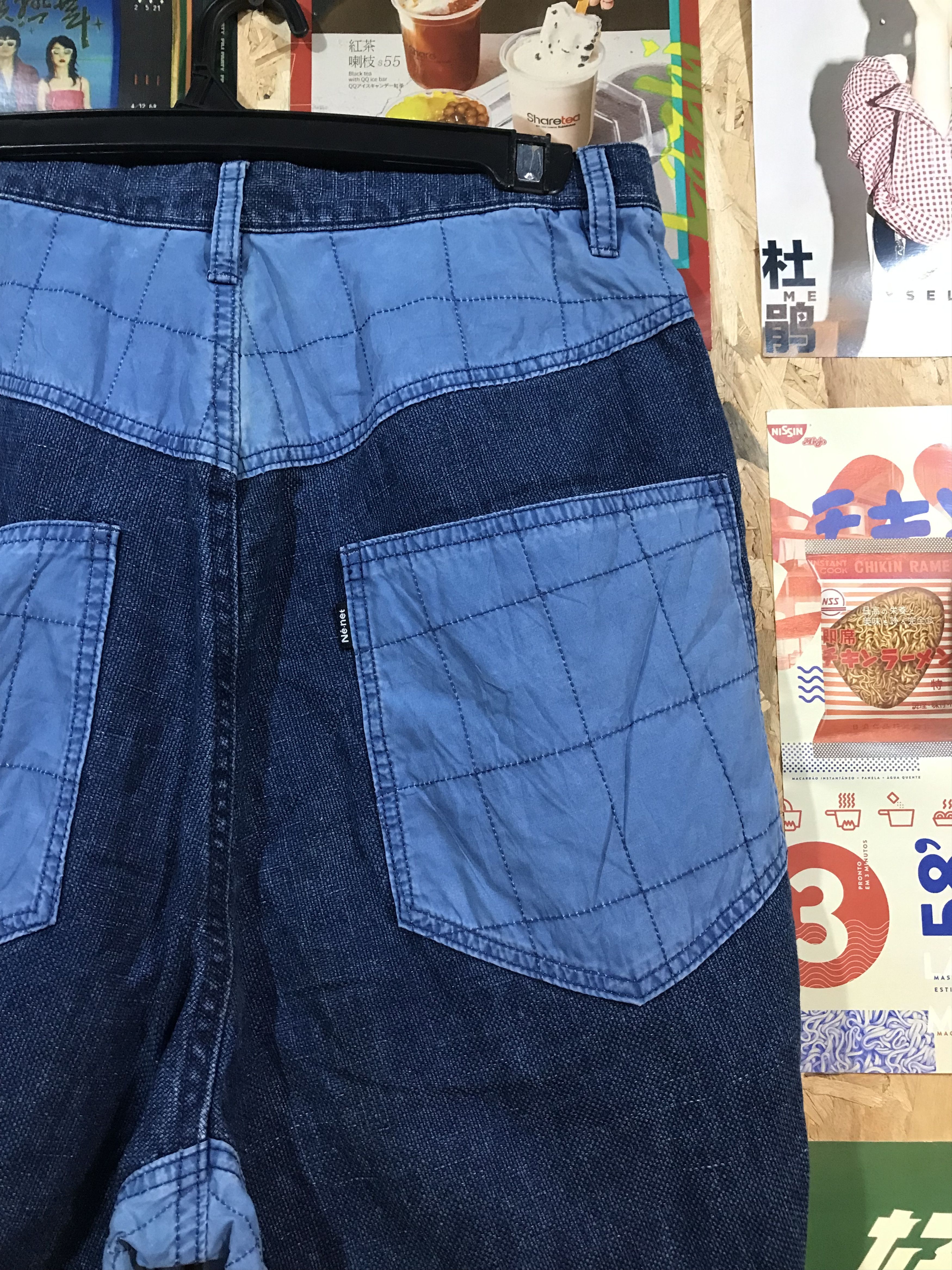 Ne-Net Nenet Patchwork Balloon Denim Jeans Size US 30 / EU 46 - 7 Thumbnail