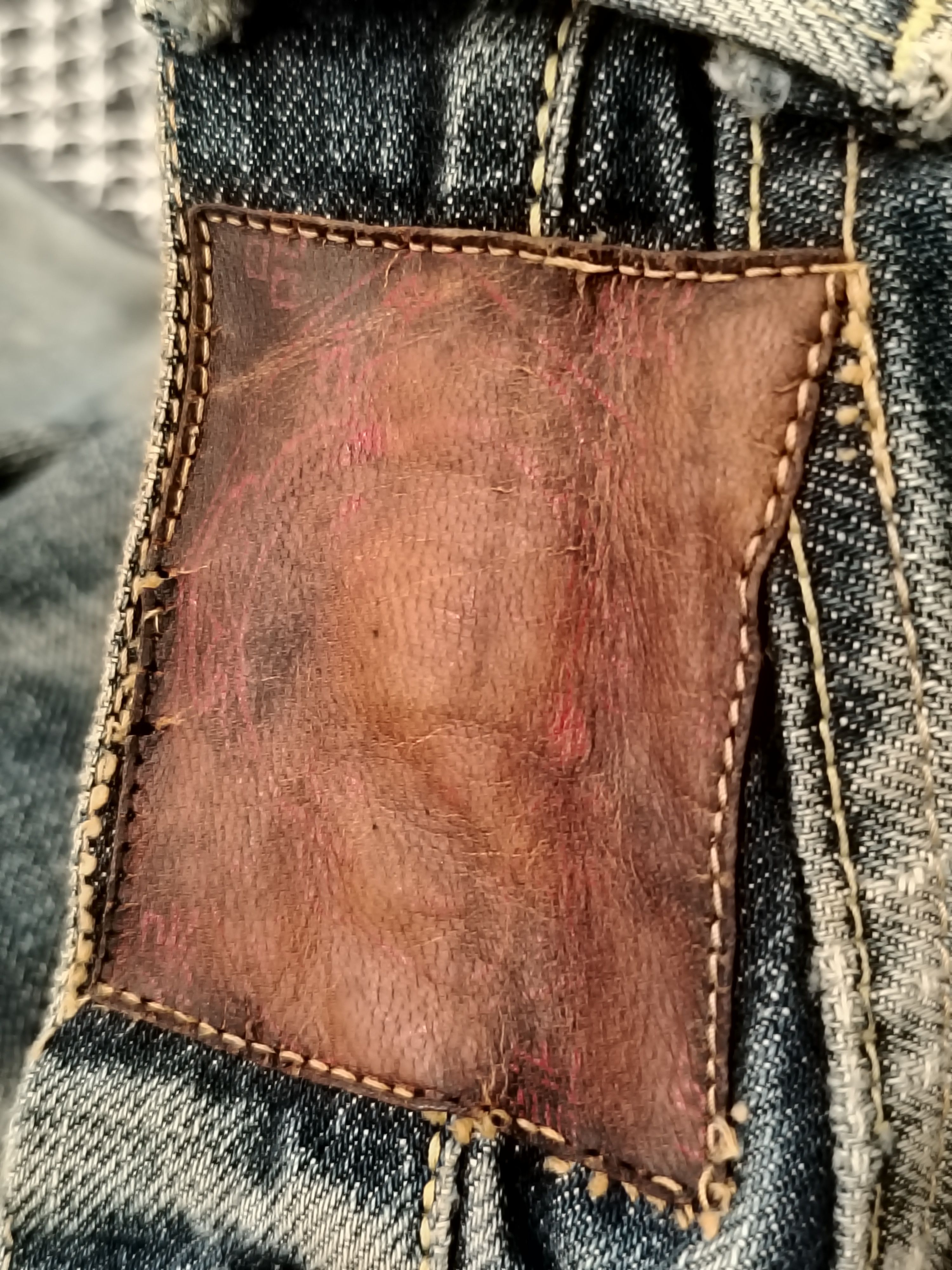 Evisu Evisu Jeans Vintage (Evis) Daicock Boro Remaked Size US 32 / EU 48 - 16 Thumbnail