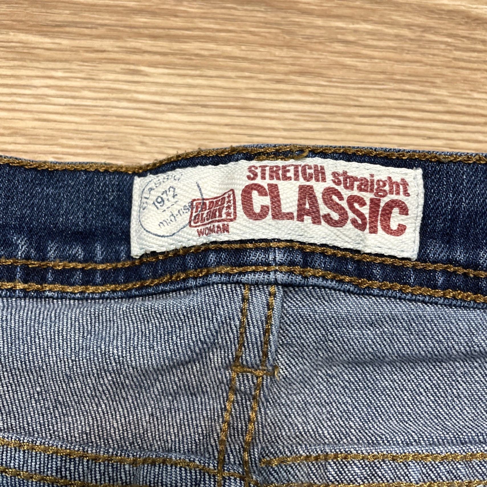 Faded Glory VINTAGE Faded Glory Women's Jeans 18W Blue Straight Stretch Classic Regular Size Size 40" / US 18 - 2 Thumbnail