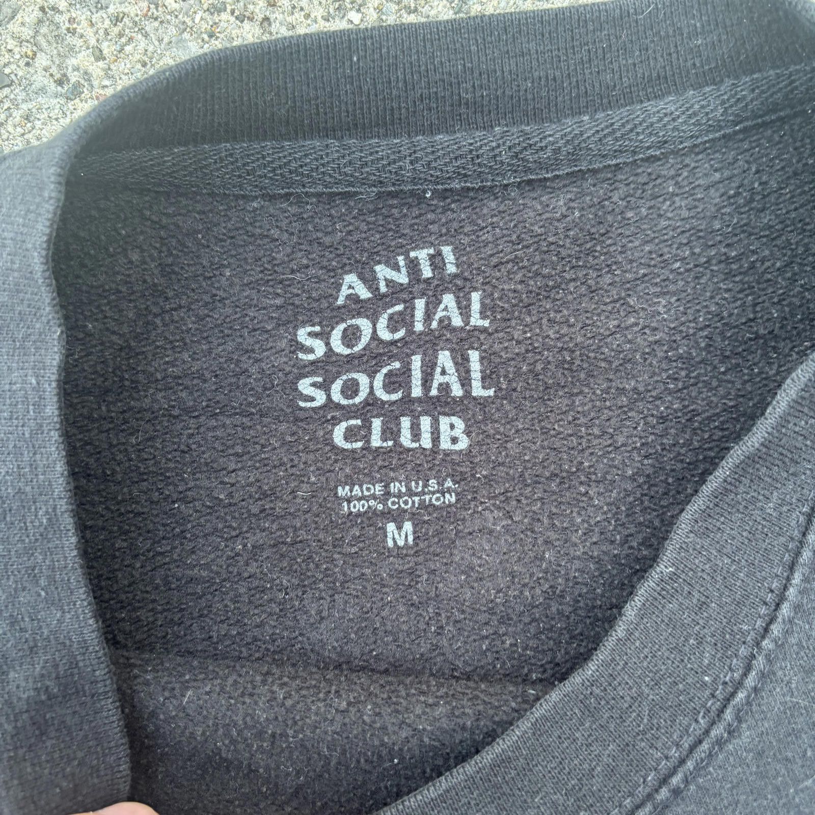 Anti Social Social Club ANTI SOCIAL SOCIAL CLUB Black Sweatshirt - Size M Size US M / EU 48-50 / 2 - 2 Thumbnail