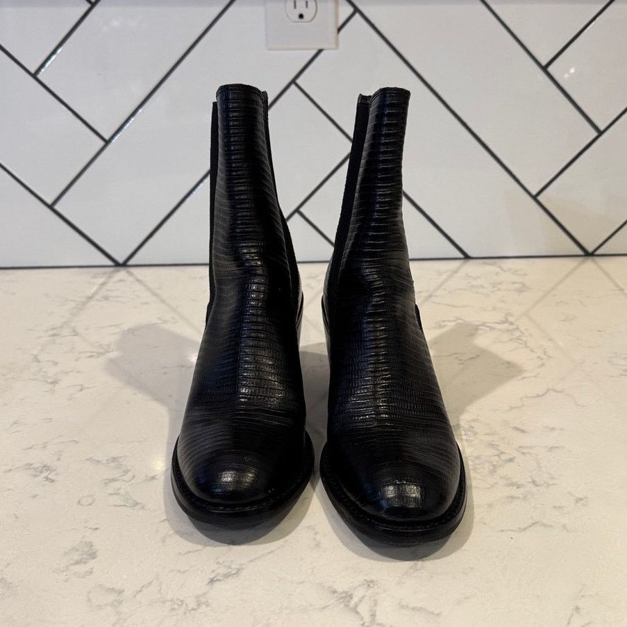 Matisse Matisse Mesmerize leather pull-on chunky heel boots size 7 Size US 7 / IT 37 - 2 Thumbnail
