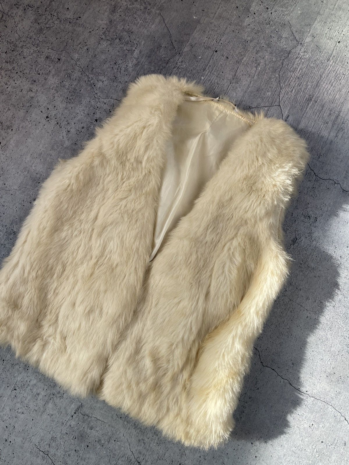 Vintage Fur vintage white vest Size US XS / EU 42 / 0 - 1 Thumbnail