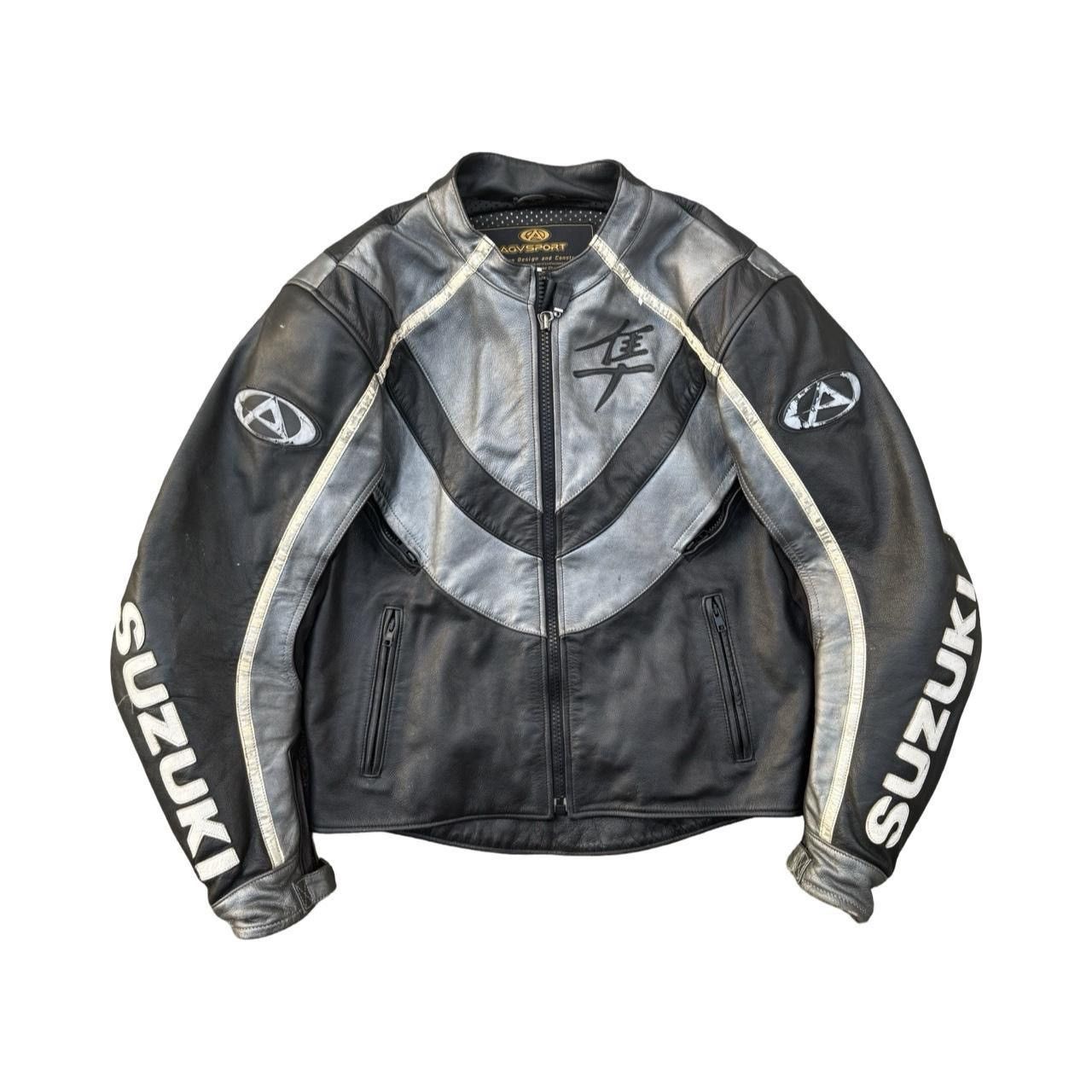 Other Vintage AGV SPORT Suzuki Hayabusa Leather Motorcycle Jacket Size US L / EU 52-54 / 3 - 1 Thumbnail