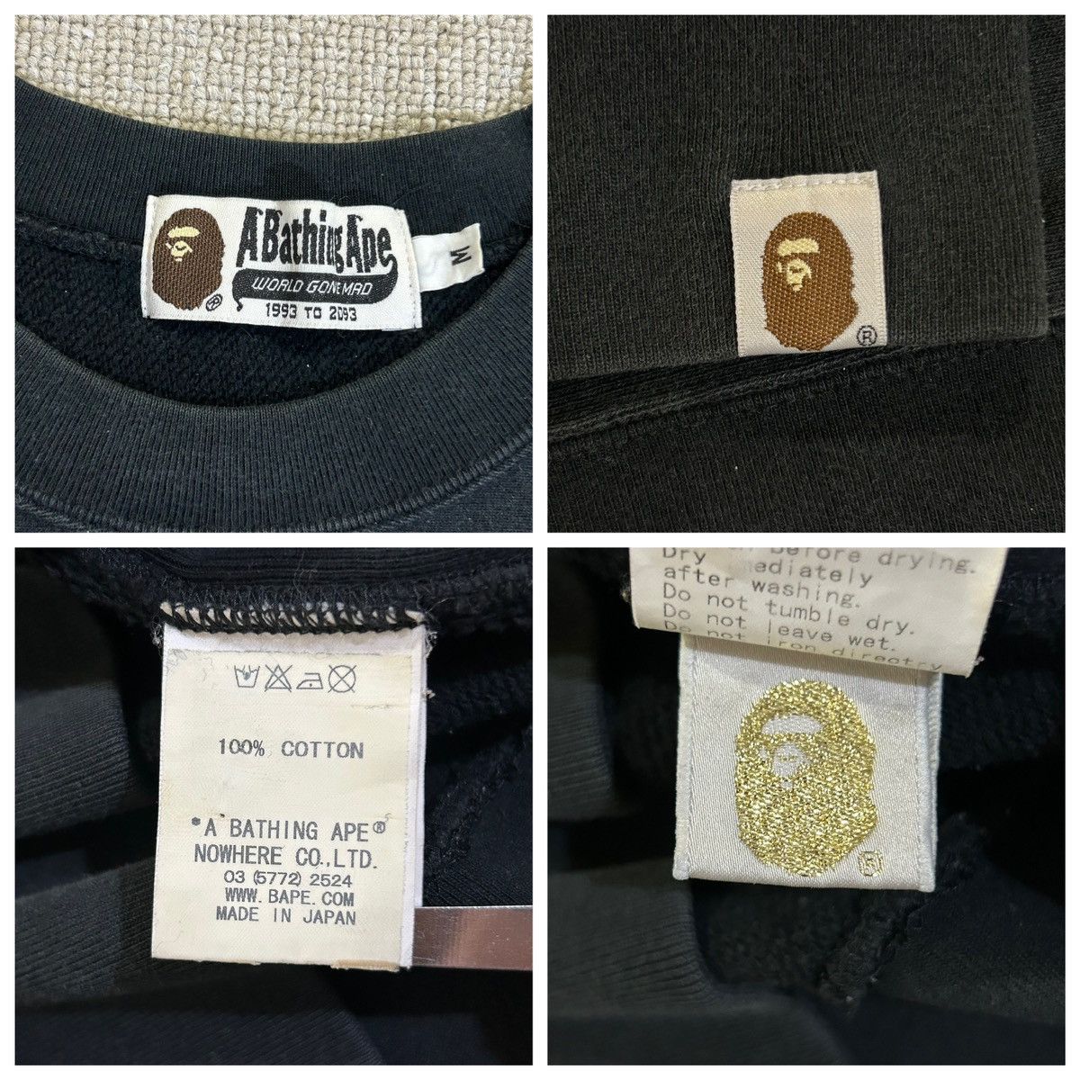 Bape 3D College Crewneck Size US M / EU 48-50 / 2 - 4 Thumbnail