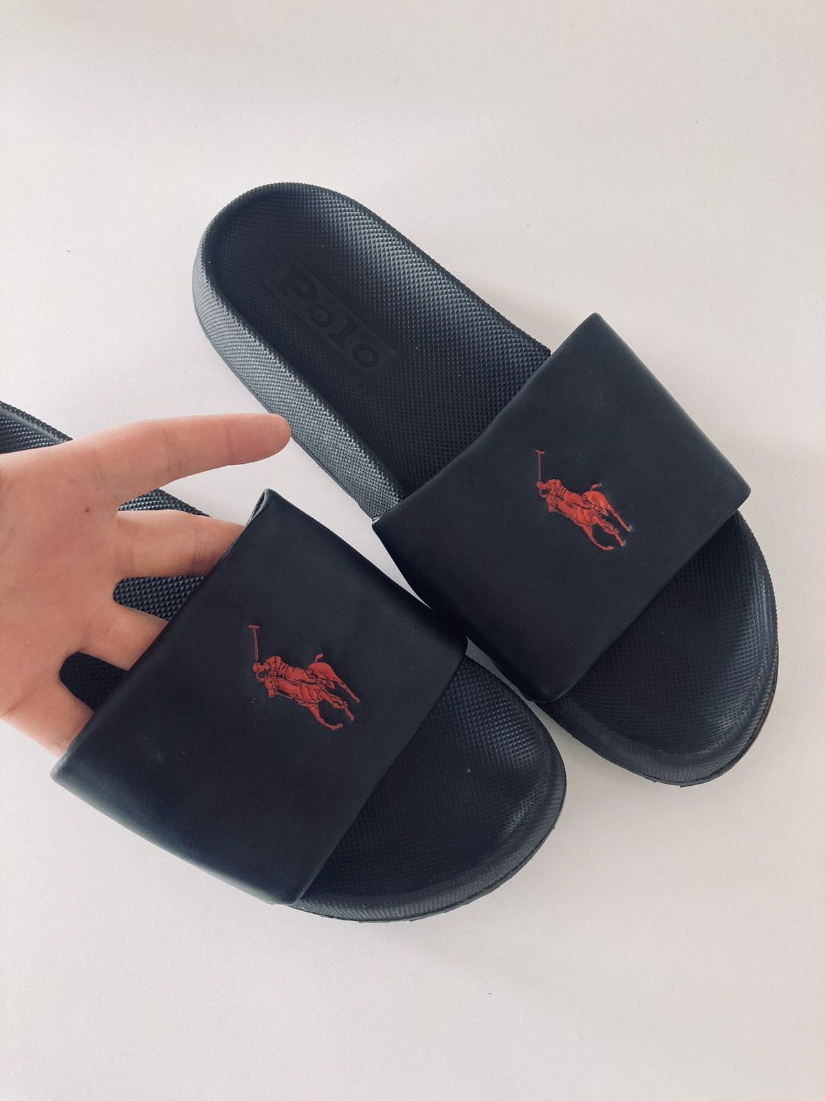 Polo Ralph Lauren Polo raph lauren slip ons slides 44 10 y2k drip old money Size US 10 / EU 43 - 3 Thumbnail