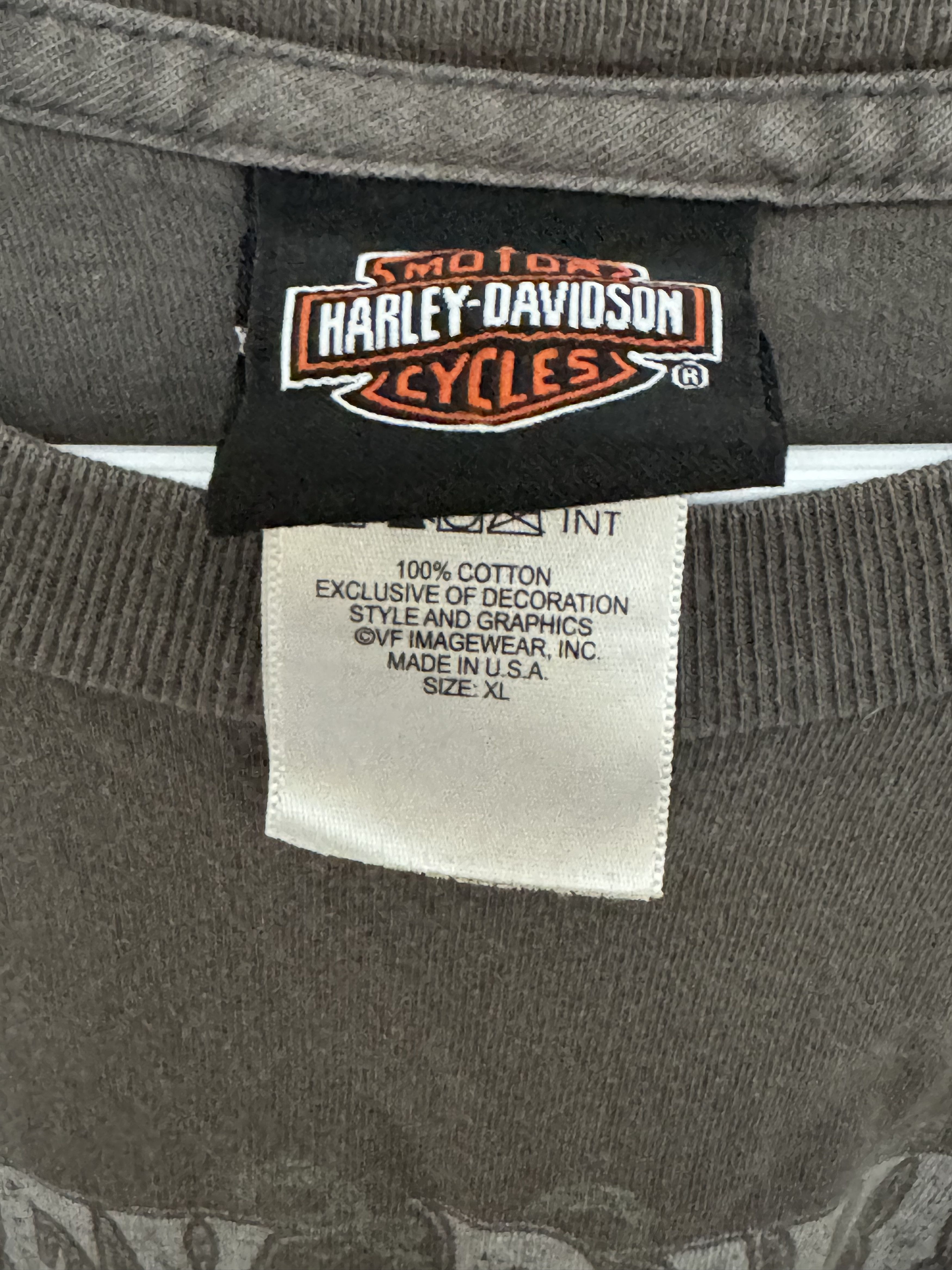 Harley Davidson × Vintage Harley Davidson Mansfield OH Tshirt Size US XL / EU 56 / 4 - 3 Thumbnail