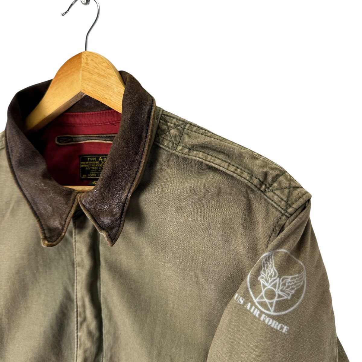 Avirex ⚡️AVIREX TYPE A2 BOMBER ZIPPER JACKET Size US M / EU 48-50 / 2 - 6 Thumbnail