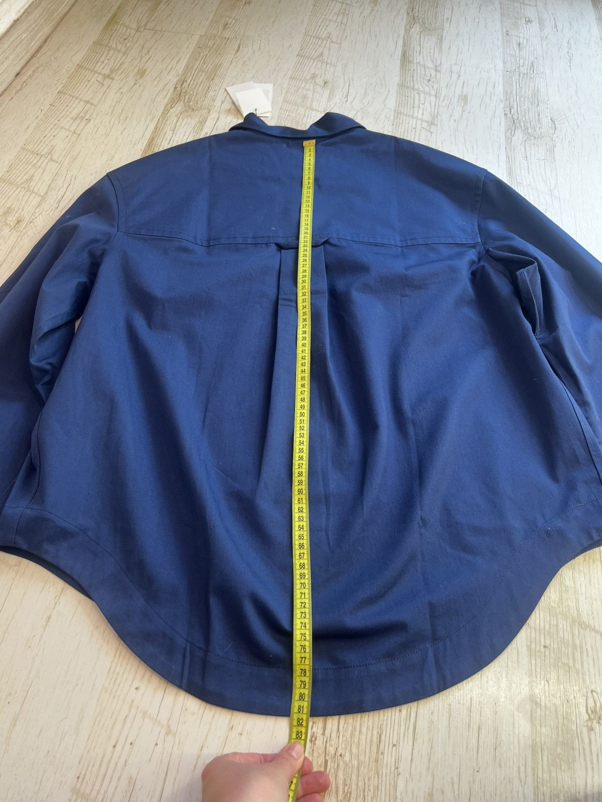 AMI Ami Oversized Cotton Shirt Dark Navy Pocket Unisex Size M Size US M / EU 48-50 / 2 - 17 Thumbnail