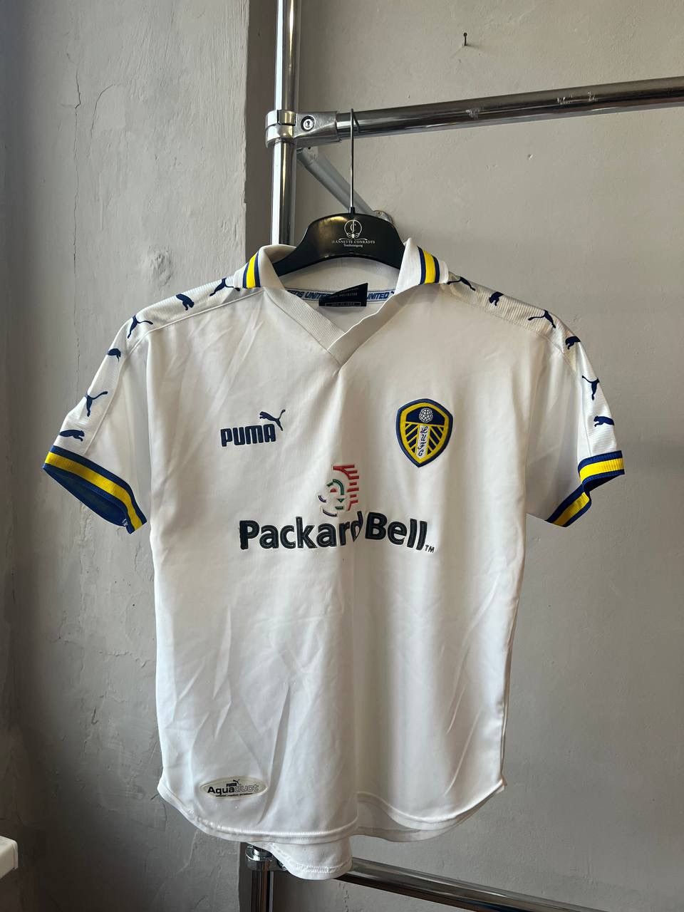 Puma 1998/2000 LEEDS UNITED HOME SOCCER JERSEY FOOTBALL SHIRT 32 Size US XS / EU 42 / 0 - 2 Thumbnail