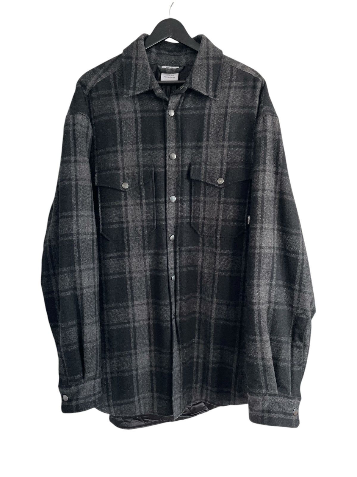 Vetements Quilted Lining Flannel Jacket (FW17) | Grailed