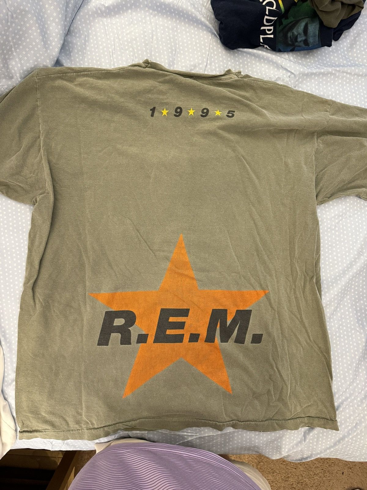 Vintage R.E.M Vintage Tour Tee Size US L / EU 52-54 / 3 - 2 Thumbnail