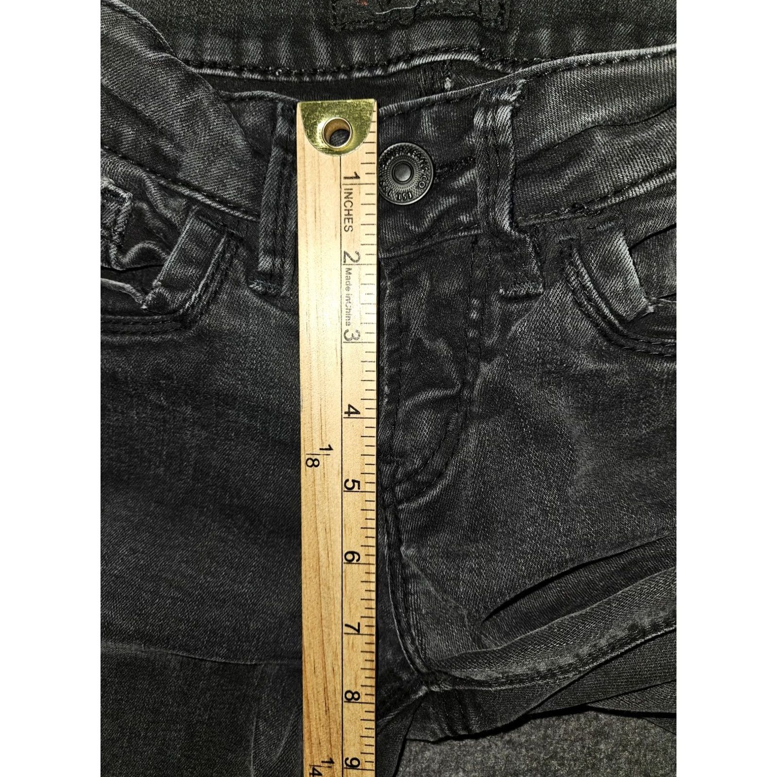 Silver Jeans Co. VINTAGE Silver Jeans Suki Ankle Skinny Jeans Womens 25x27 Black Stretch Preppy 90s City Size 42" / US 20 - 5 Thumbnail