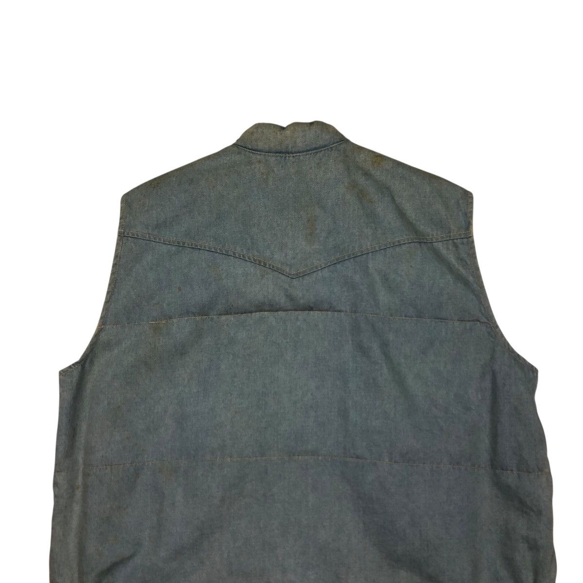 Japanese Brand Big John Vintage Duck-Lined Denim Vest Size US L / EU 52-54 / 3 - 10 Thumbnail