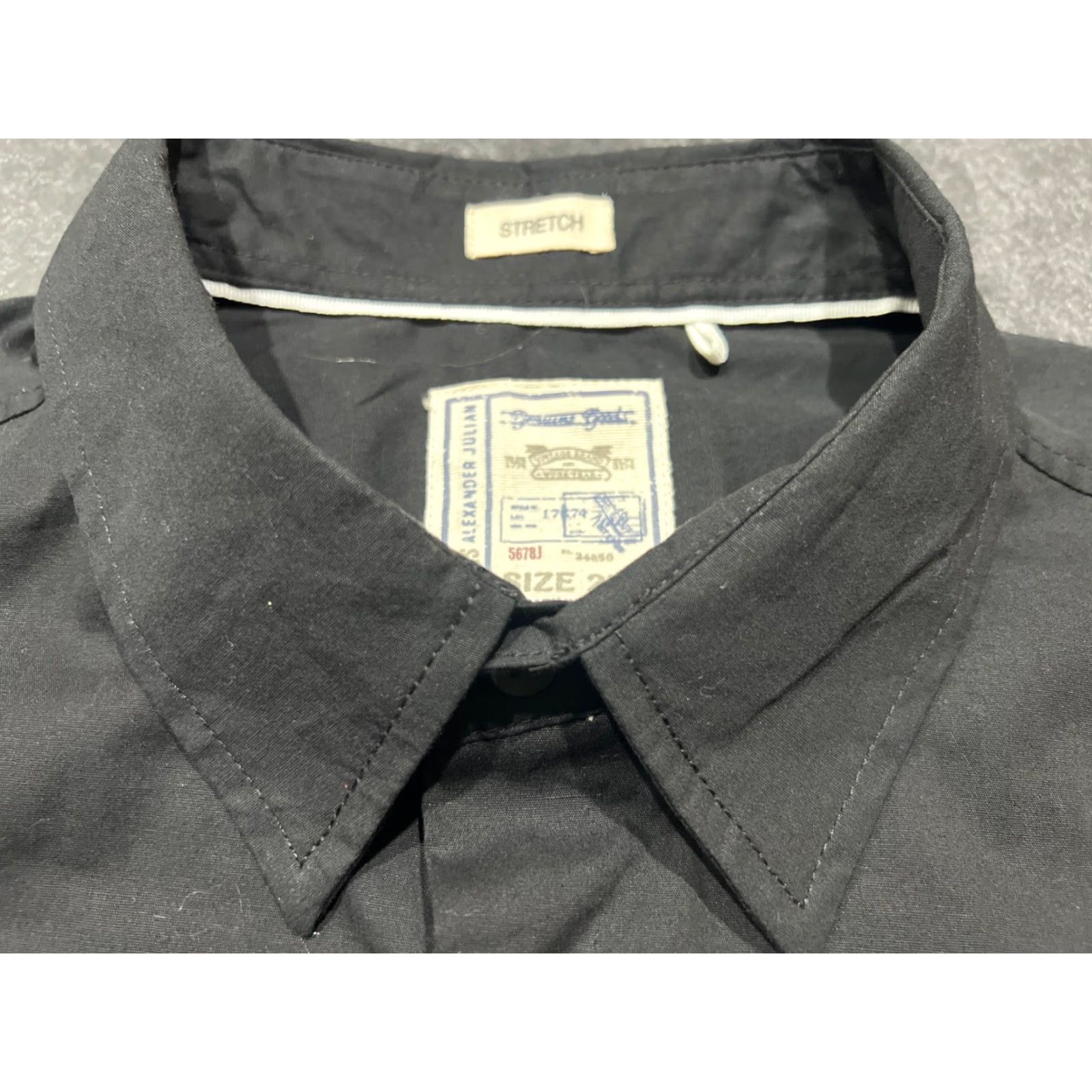 Alexander Julian Alexander Julian Men Shirt Big & Tall 2X White Cotton Vintage No Pocket Button-Up Collared Short Sleeve Business Formal Workwear Size US XXL / EU 58 / 5 - 6 Thumbnail