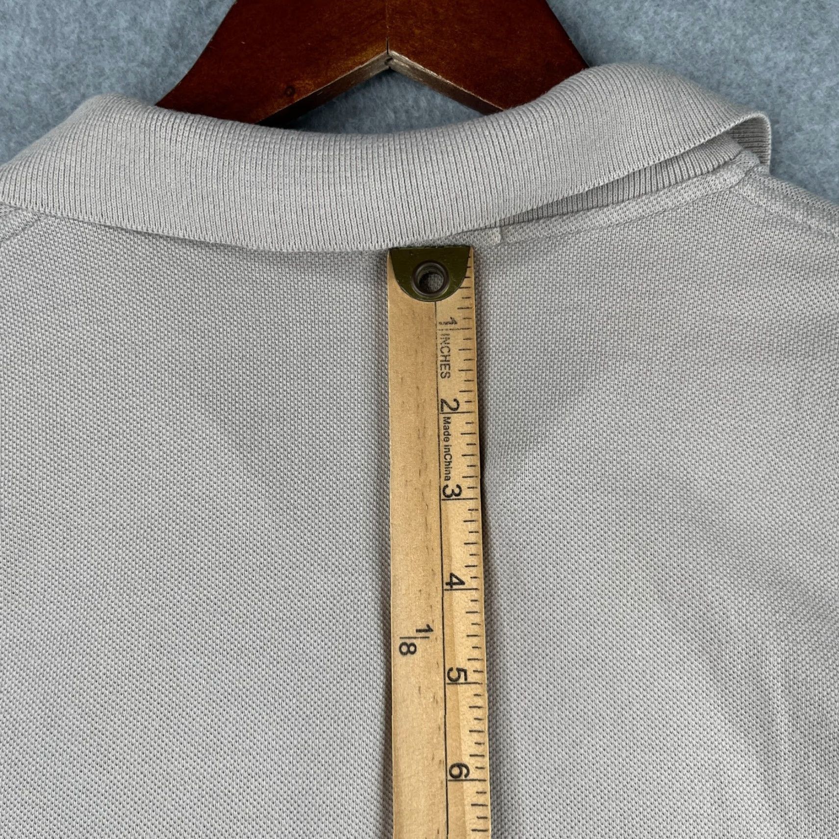 Polo Ralph Lauren Polo Ralph Lauren Polo Shirt XL Gray Navy Pony Collared Short Sleeve Button Regular Mens Size US XL / EU 56 / 4 - 7 Thumbnail