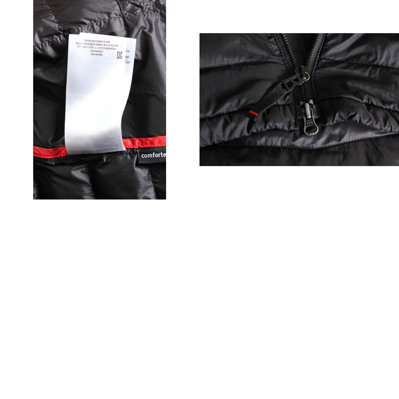 Bogner BOGNER FIRE + ICE Jacket Men Size EU 48 US 38 Hooded Quilted Puffer Black Comfortemp Size US M / EU 48-50 / 2 - 9 Thumbnail