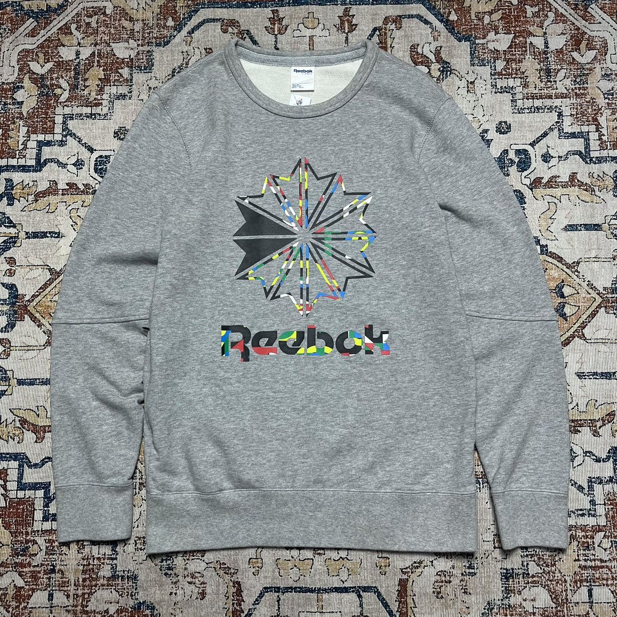Reebok × Vintage Reebok Big Logo Sweatshirts Size US M / EU 48-50 / 2 - 1 Thumbnail