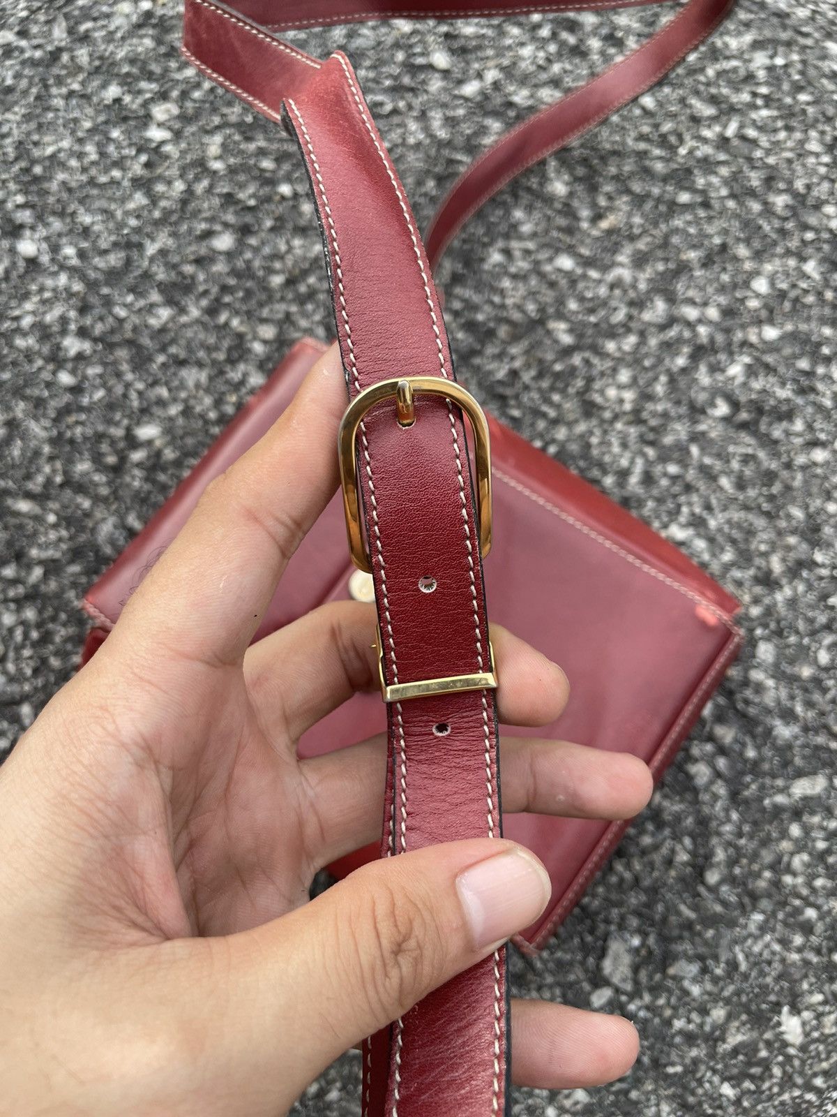 Dior Vintage Christian Dior Sling Bag Leather Size ONE SIZE - 11 Thumbnail