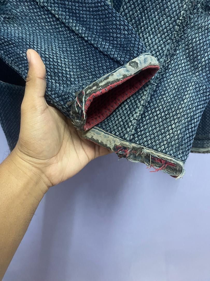 Blue Blue Japan BLUE BLUE JAPAN Honai Pure Indigo Sashiko Oriental Jacket Size US M / EU 48-50 / 2 - 10 Thumbnail