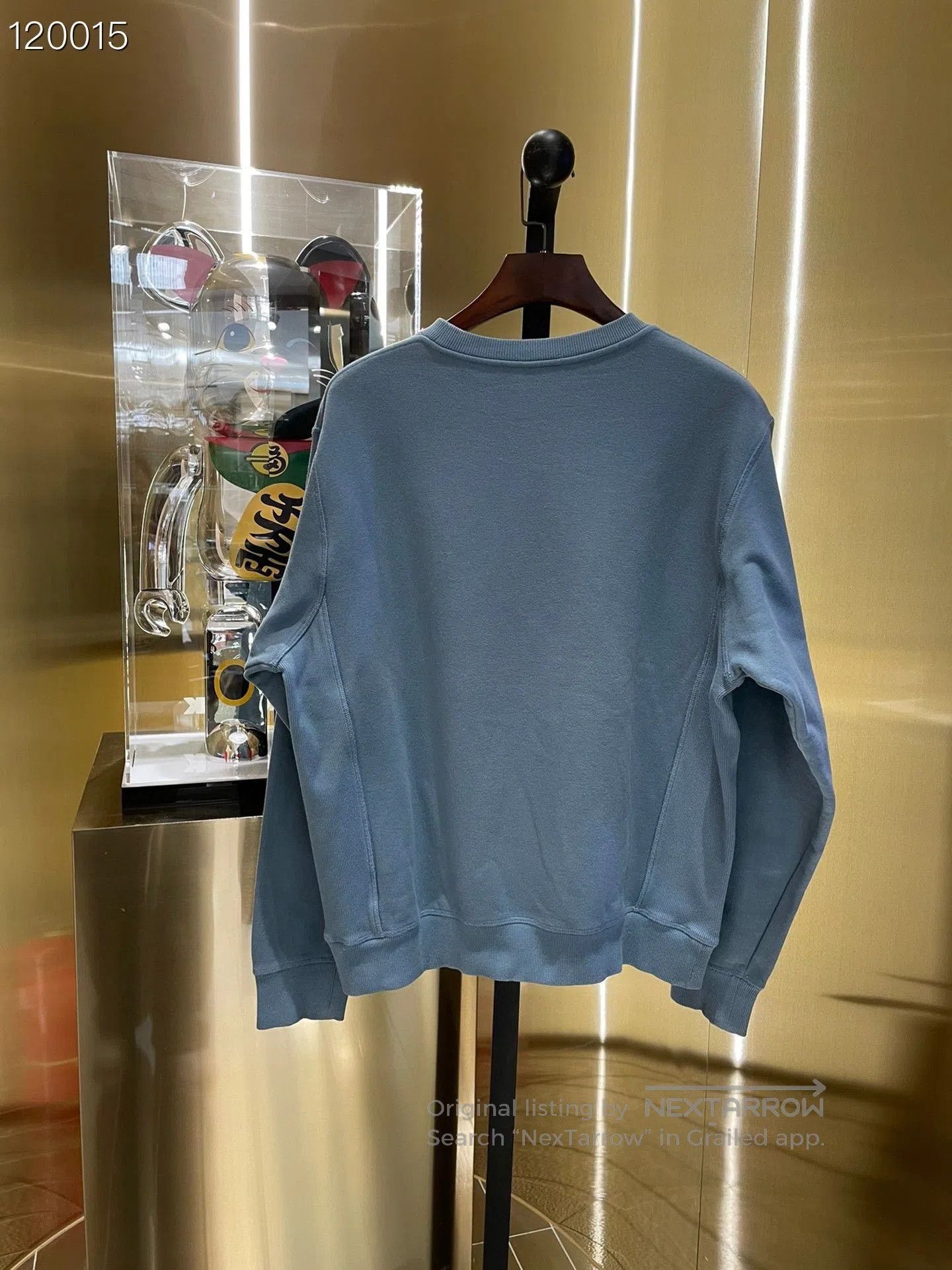 Dior Dior Big Logo Print Haze Blue Sweatshirt M. Size US M / EU 48-50 / 2 - 2 Thumbnail