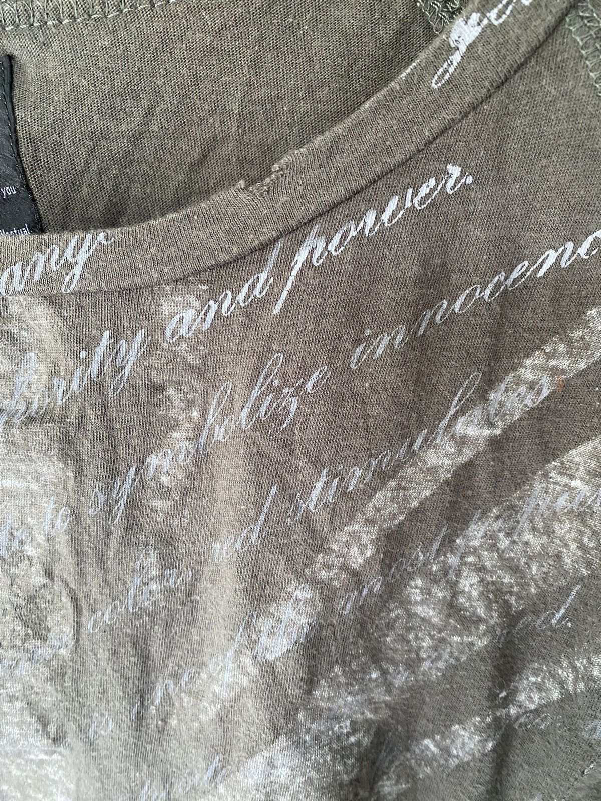 If Six Was Nine × Japanese Brand × Obelisk 2000s Earth and Heaven Japan UK Poem and destroy distressed Size S / US 4 / IT 40 - 6 Thumbnail