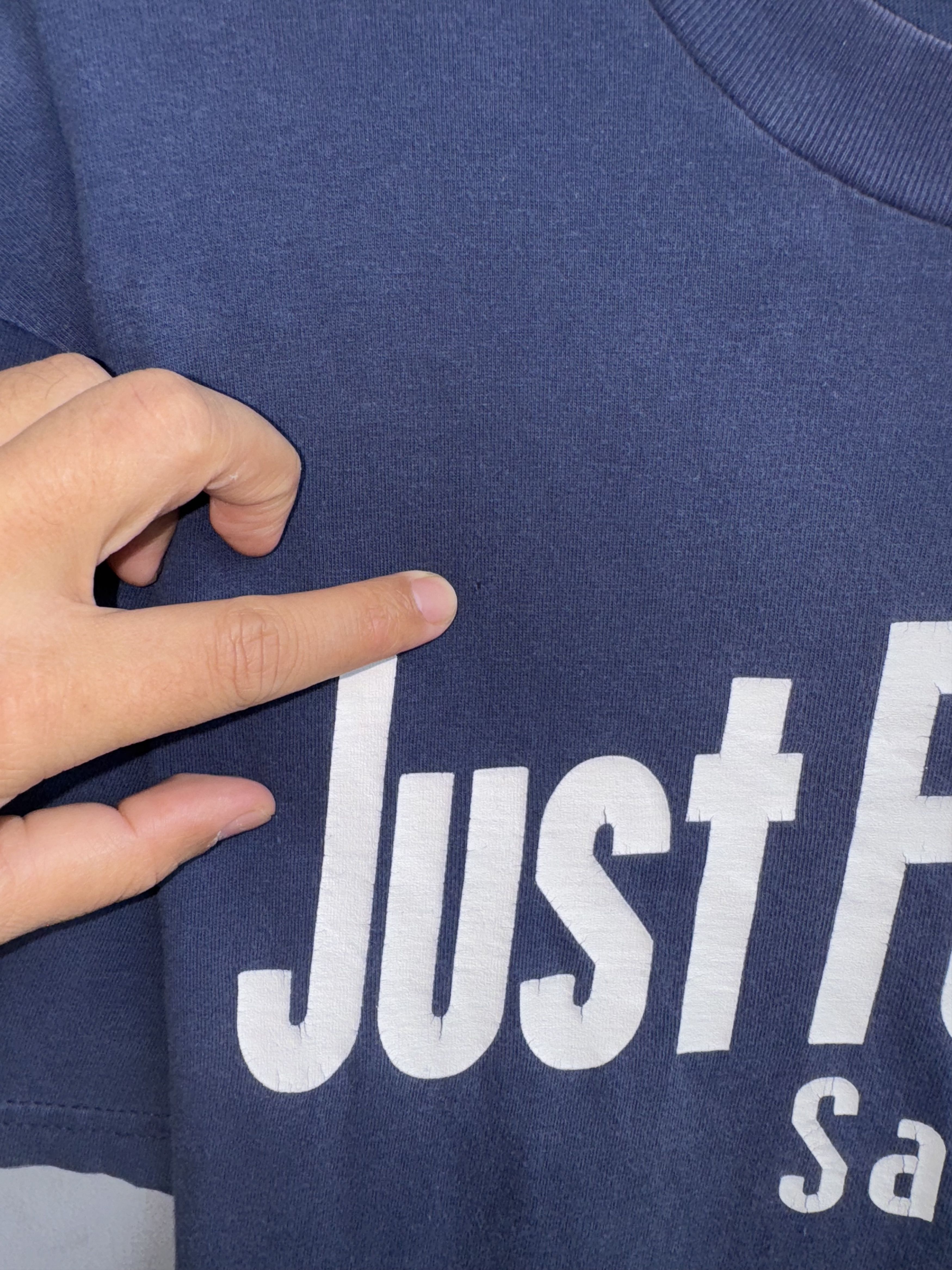 Hanes × Vintage Vintage “Just For Feet” Shirt Size US L / EU 52-54 / 3 - 2 Thumbnail