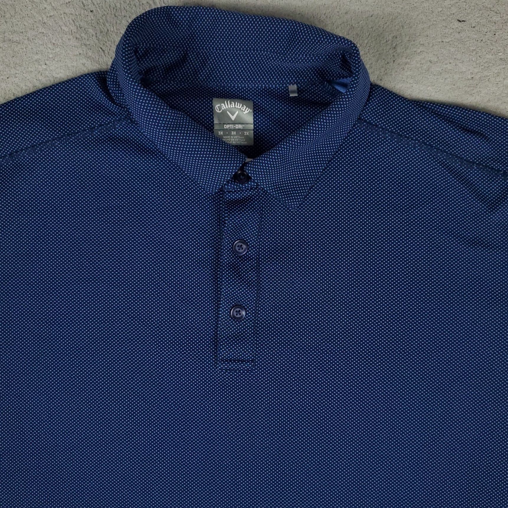 Callaway Callaway Polo Shirt Mens 3XL Blue Dri Fit Short Sleeve Polo Shirt Mens Blue Callaway Polo Shirt 3X L? Size US XXL / EU 58 / 5 - 2 Thumbnail