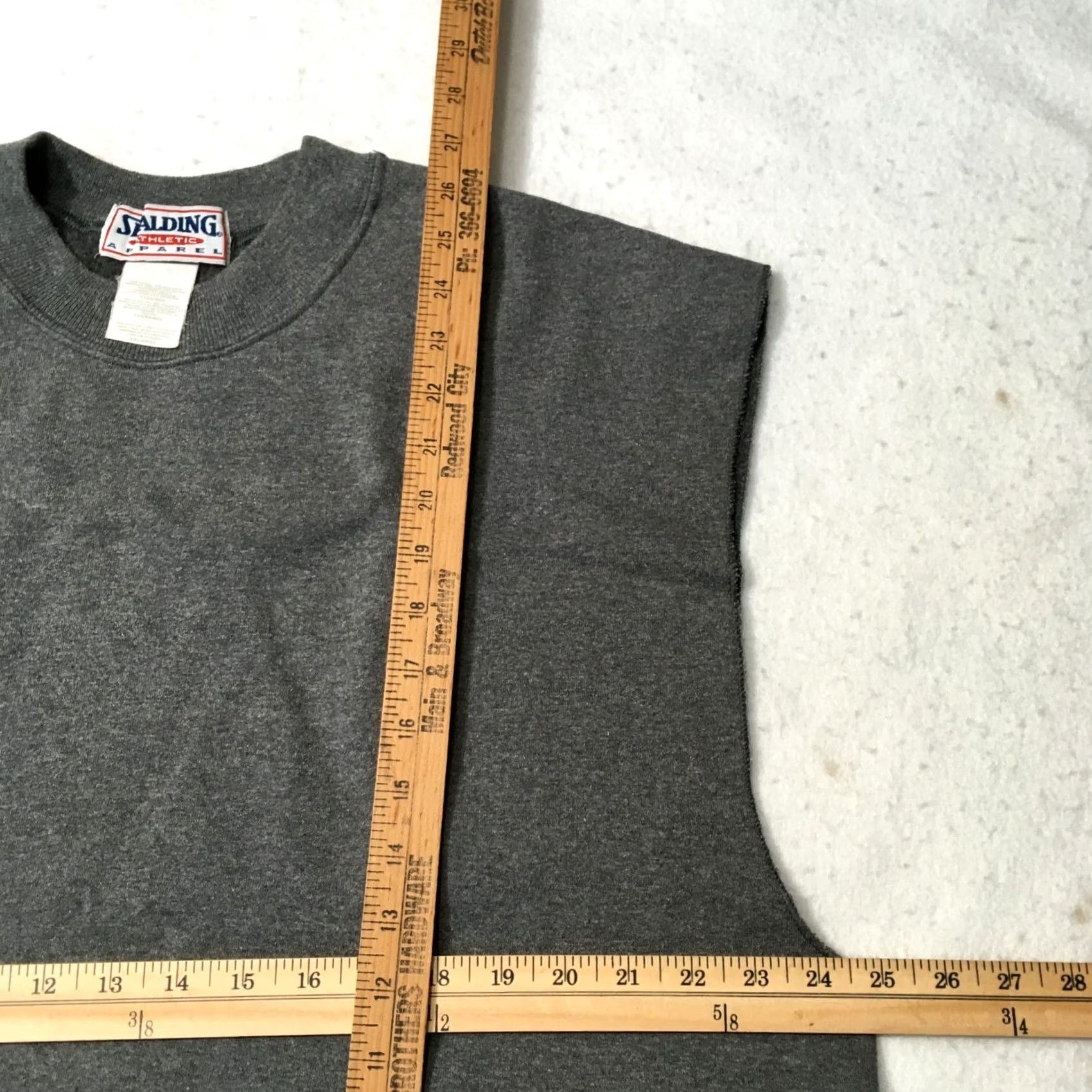 Spalding vtg Spalding Activewear sweatshirt XXL Short Sleeve gym workout boxing Rare gray Size US L / EU 52-54 / 3 - 3 Thumbnail