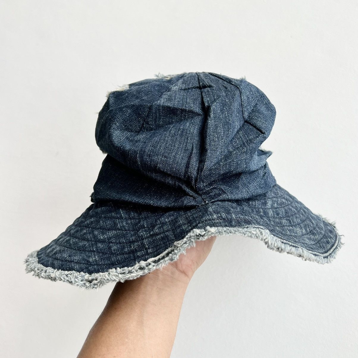 Hiroko Koshino Homme × Japanese Brand HIROKO KOSHINO PATCHWORK BUCKET HATS Size ONE SIZE - 9 Thumbnail