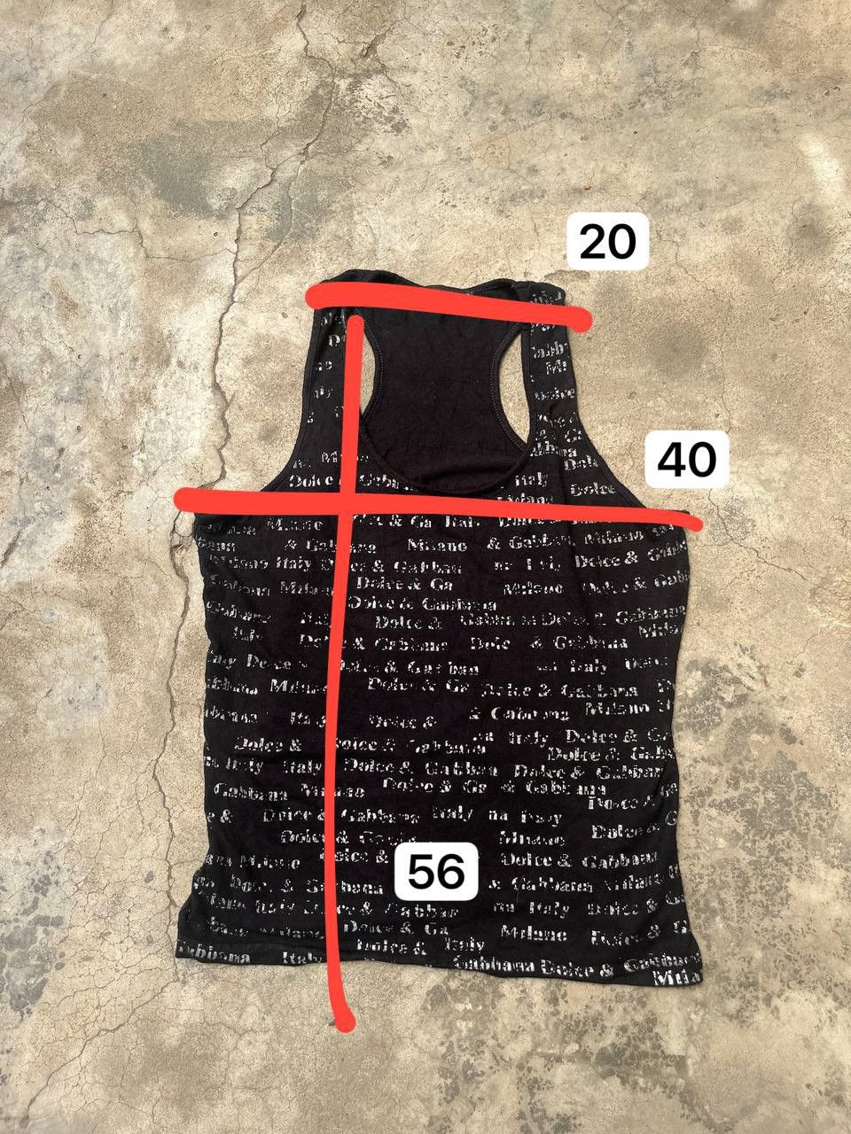 Dolce & Gabbana Vintage Dolce & Gabbana Y2K Monogram Racerback Tank Top Size L / US 10 / IT 46 - 6 Thumbnail
