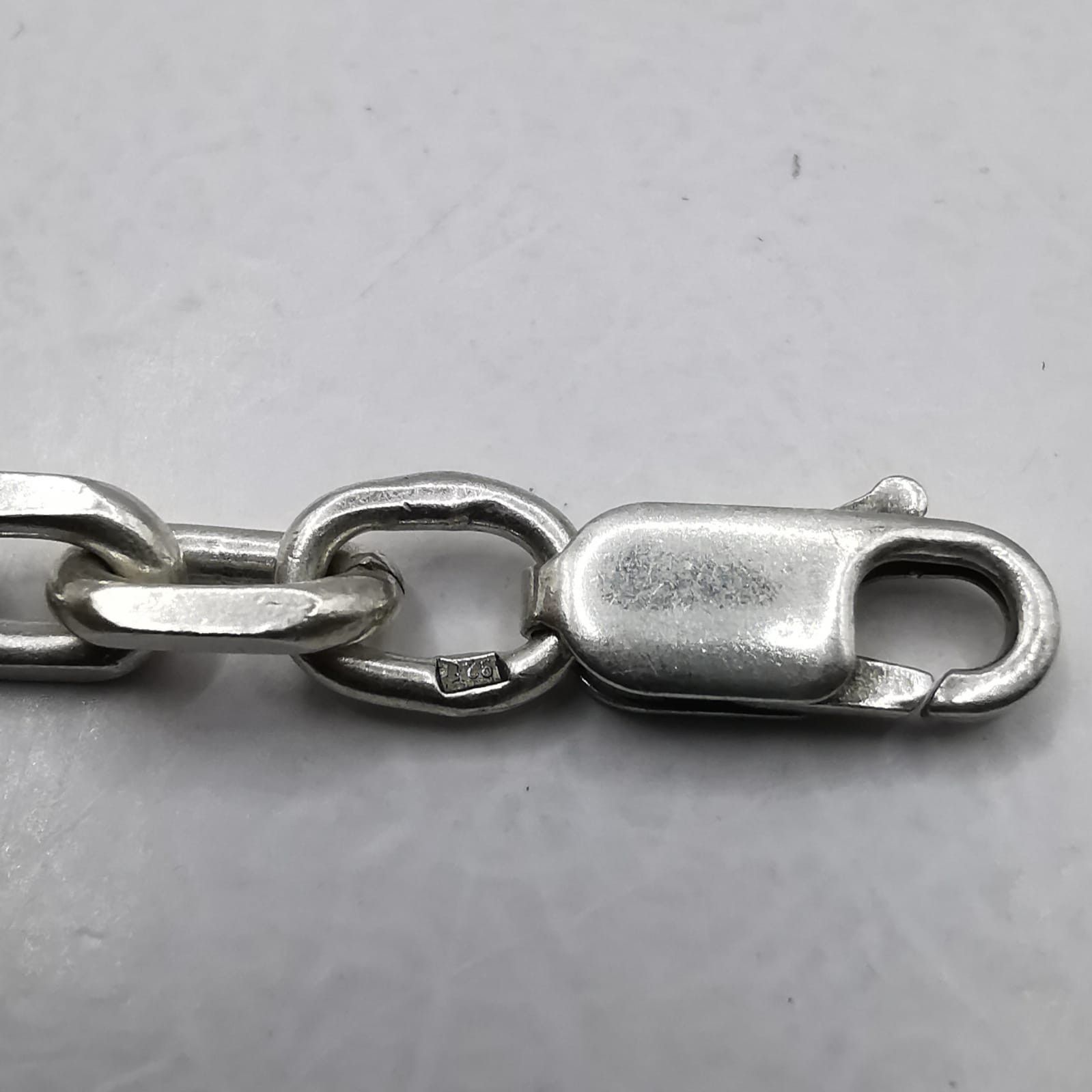Sterling Silver Vintage Jewelry Chain, 925 Sterling Silver, Signed 28,17g Size ONE SIZE - 7 Thumbnail
