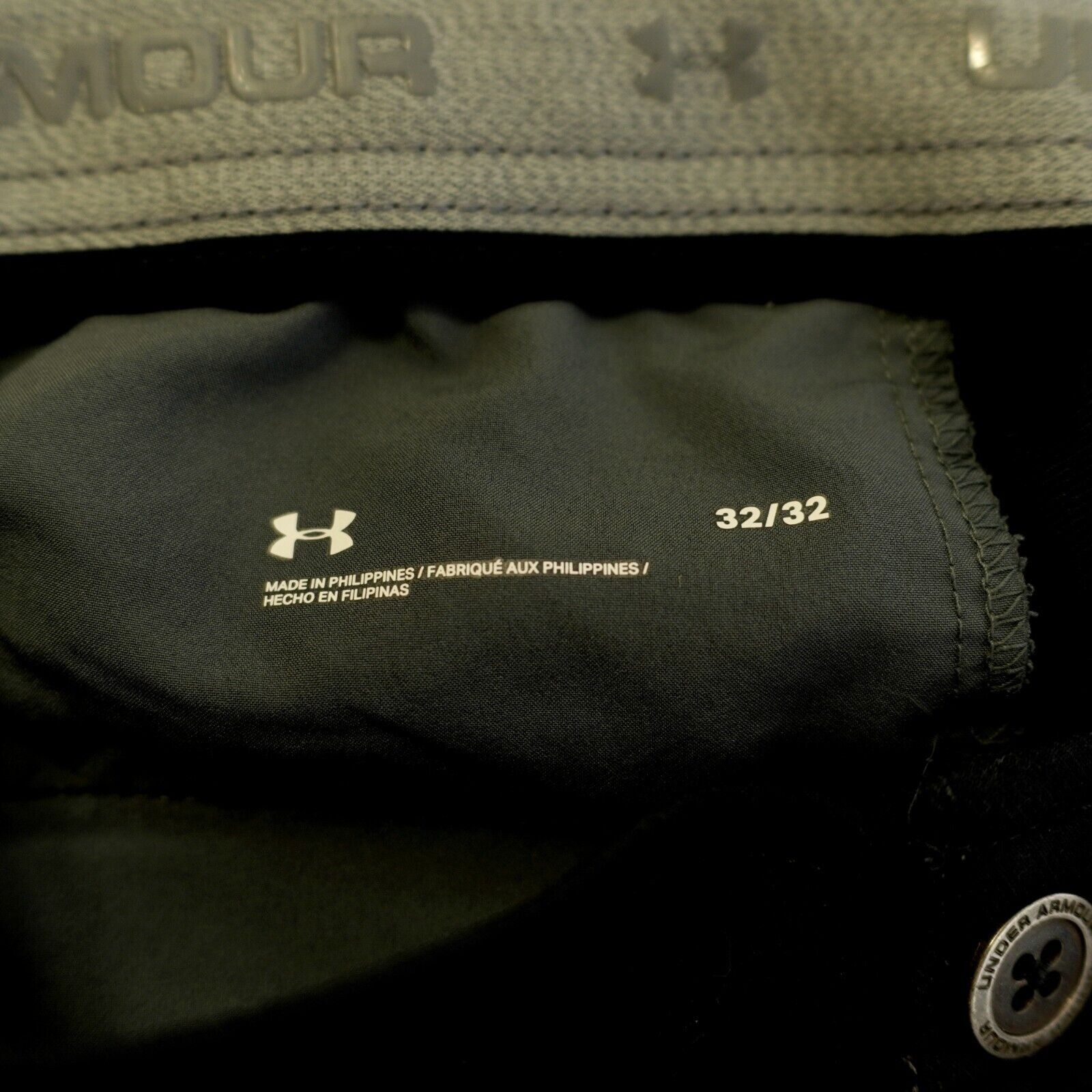 Under Armour Under Armour Blue Elastic Waist Low Rise Athletic Nylon Poly Size US 31 - 7 Thumbnail