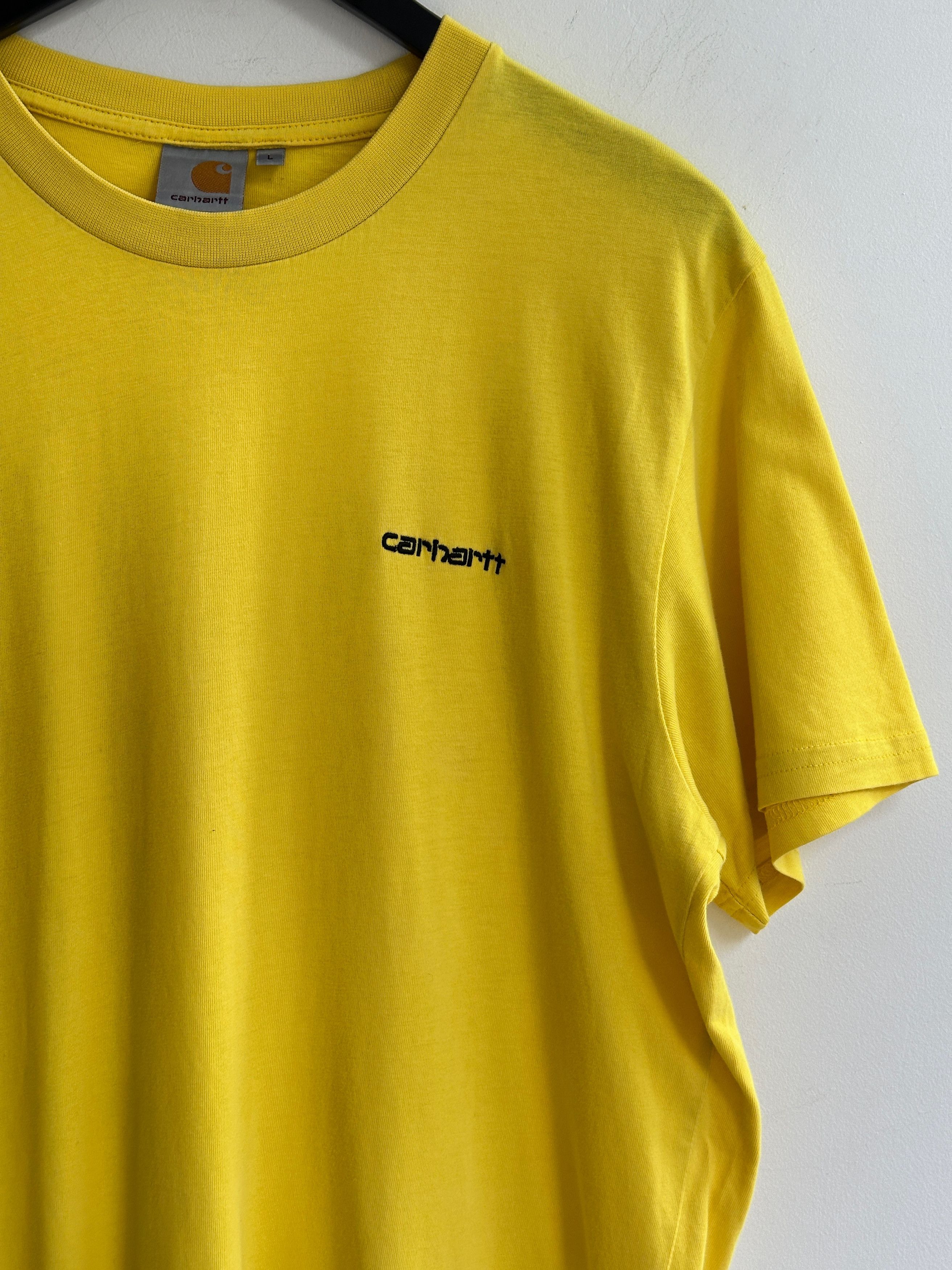 Carhartt Carhartt Yellow Logo Tee Size US L / EU 52-54 / 3 - 3 Thumbnail