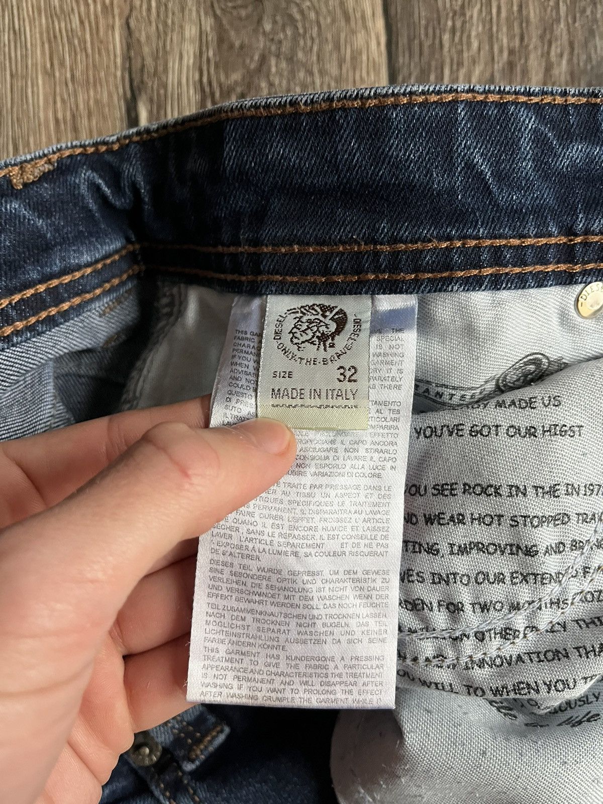 DNA × Diesel Diesel D.N.A F/W 2018 Slim Fit Denim Jeans Made in Italy Size US 32 / EU 48 - 10 Thumbnail