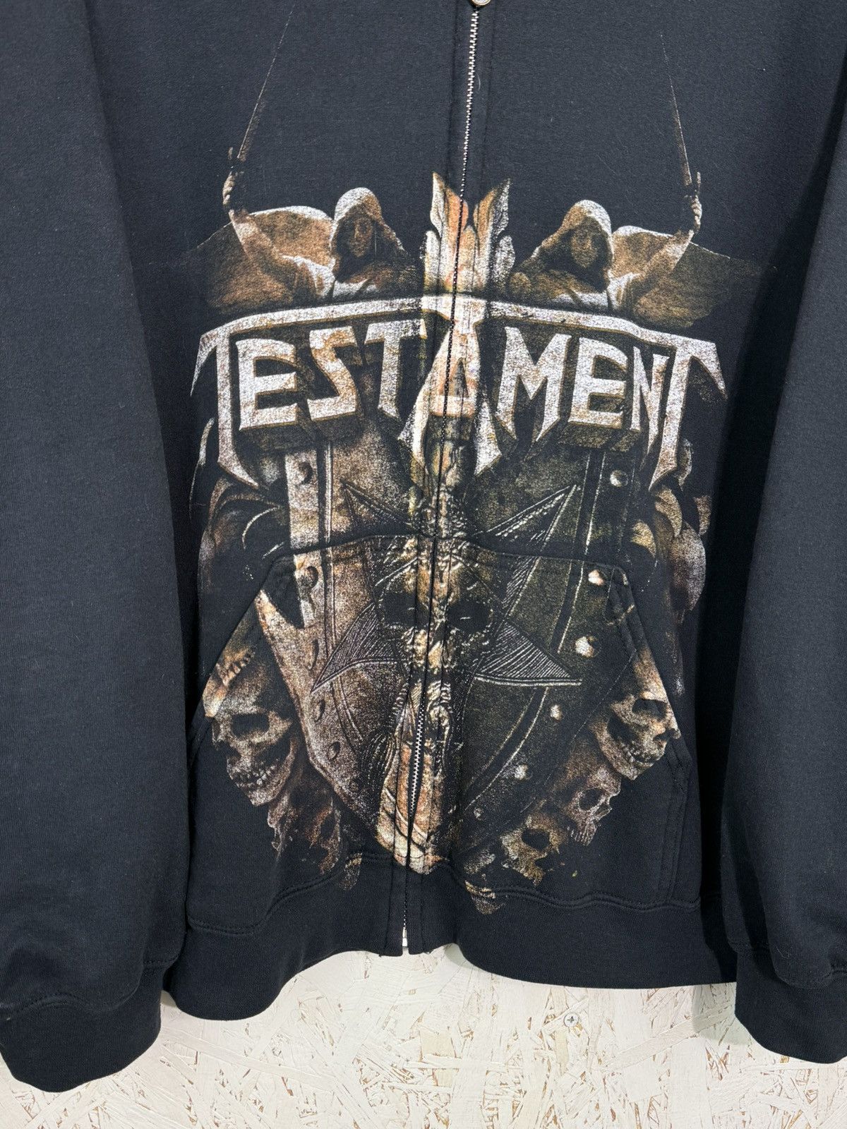Band Tees Testament Damnation Vacation 2008 Thrash Metal Zip Hoodie L Size US L / EU 52-54 / 3 - 2 Thumbnail