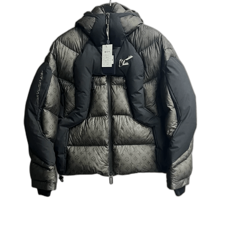 Louis Vuitton Louis Vuitton Gray Warm Hooded Down Jacket Size US XXL / EU 58 / 5 - 1 Thumbnail