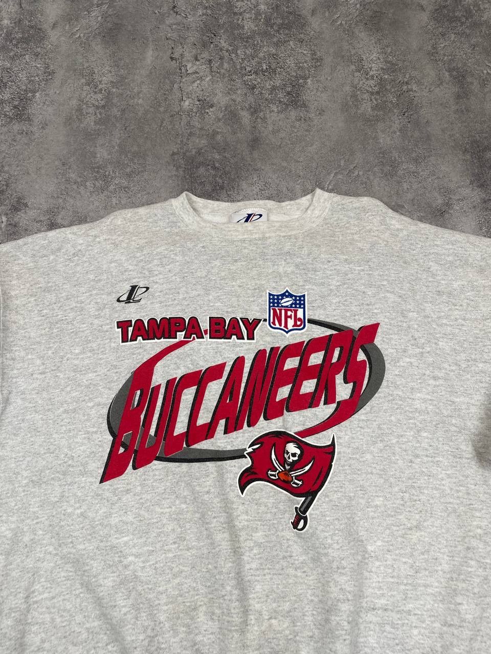 Logo Athletic Logo Athletic Men Cotton Blend Sweatshirt Tampa Bay Grey Size US XL / EU 56 / 4 - 2 Thumbnail