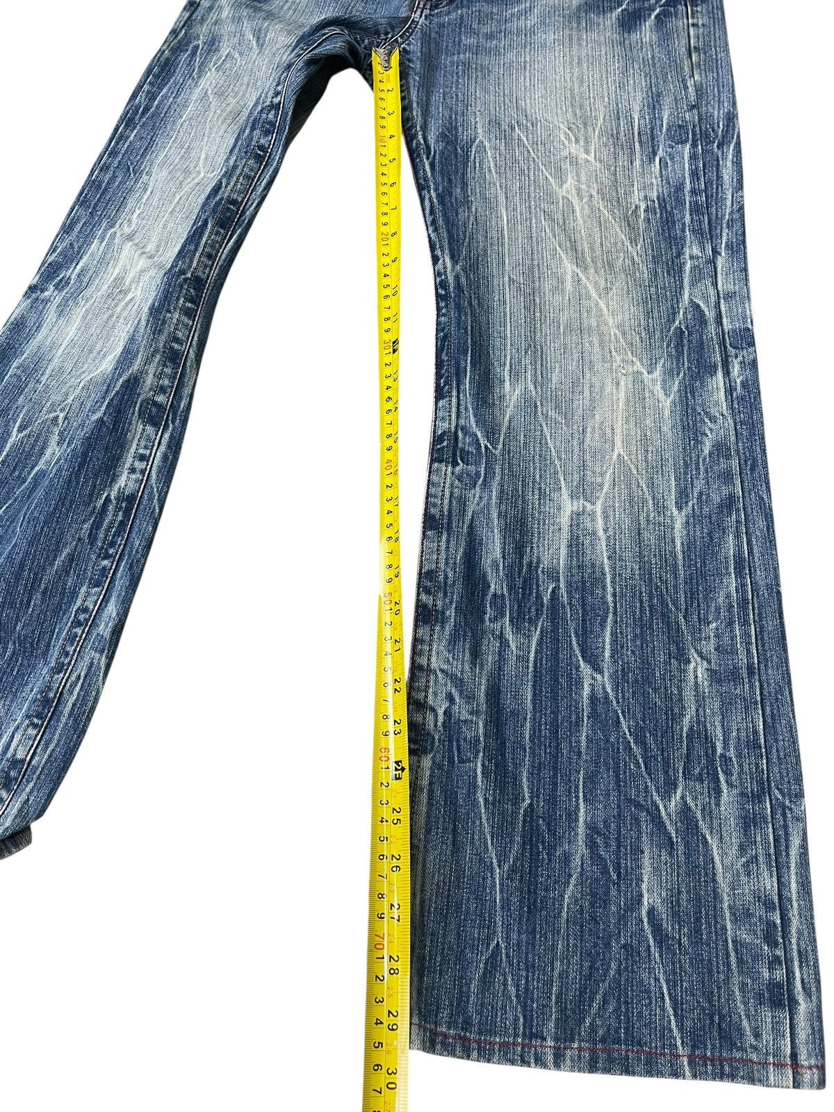 Japanese Brand Vintage B.S Raw Distressed Jeans Size US 34 / EU 50 - 9 Thumbnail