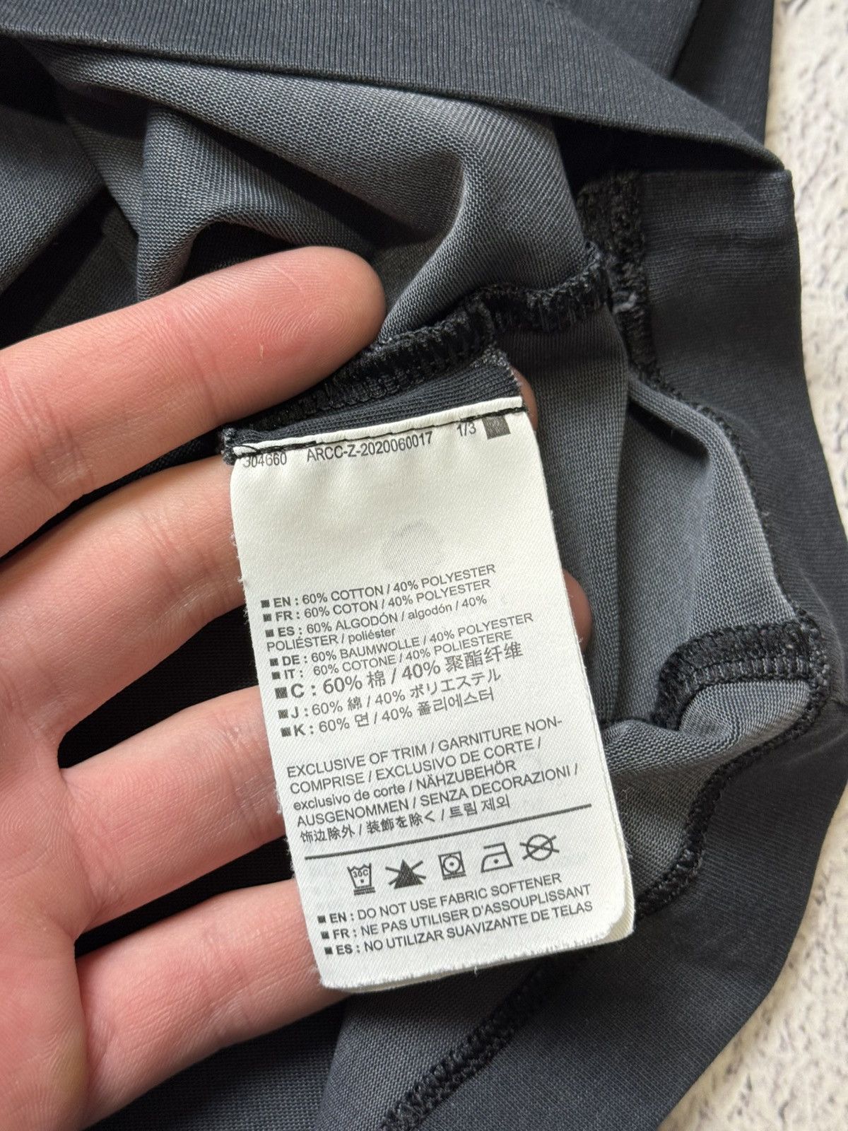 Arc'teryx Mens Arcteryx Black Polo Shirt Size M Size US M / EU 48-50 / 2 - 11 Thumbnail