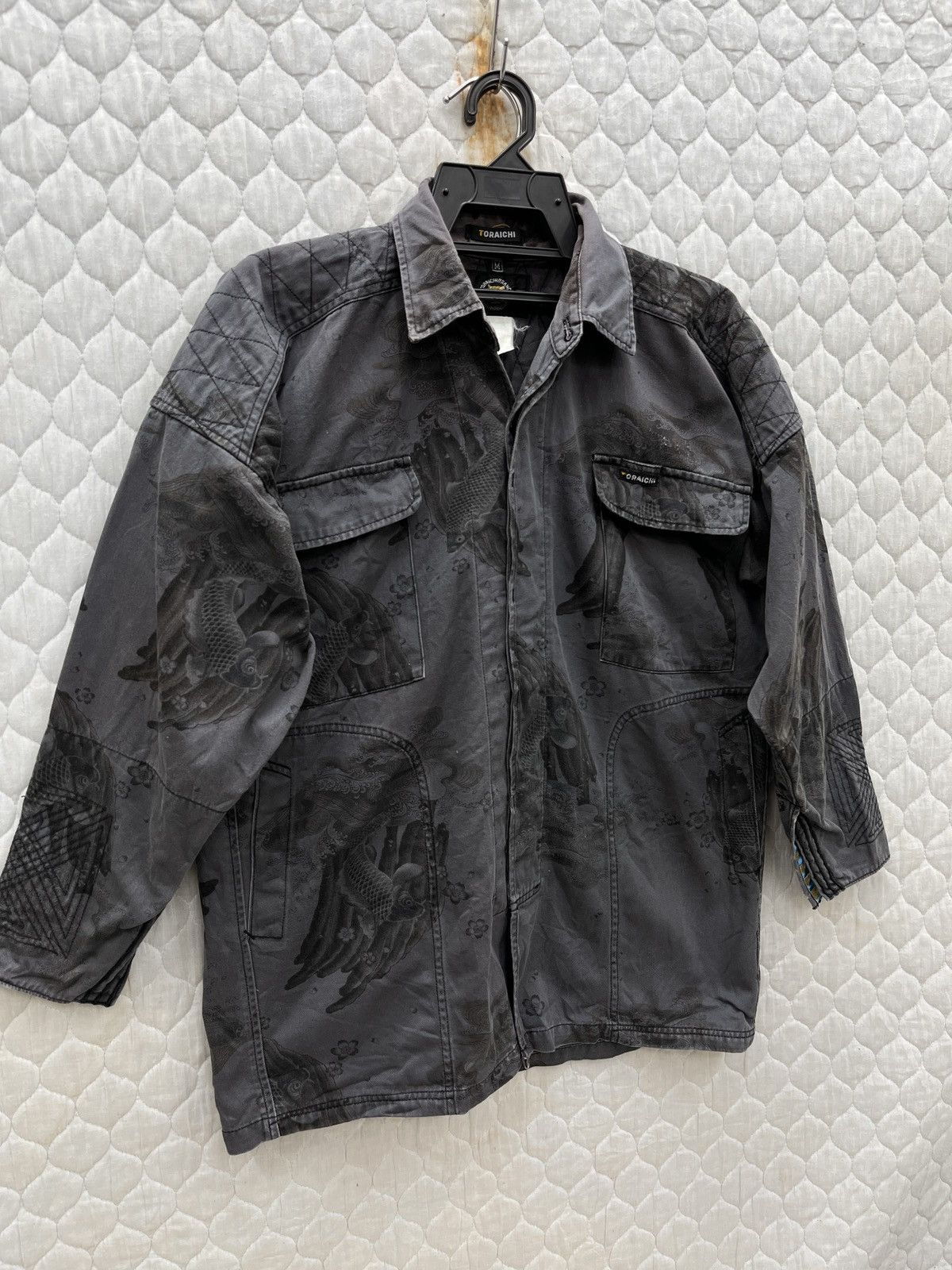 Japanese Brand × Vintage 🔥🔥🔥ARCHIVE TORAICHI SUKAJAN KOI FISH JACKET Size US S / EU 44-46 / 1 - 2 Thumbnail