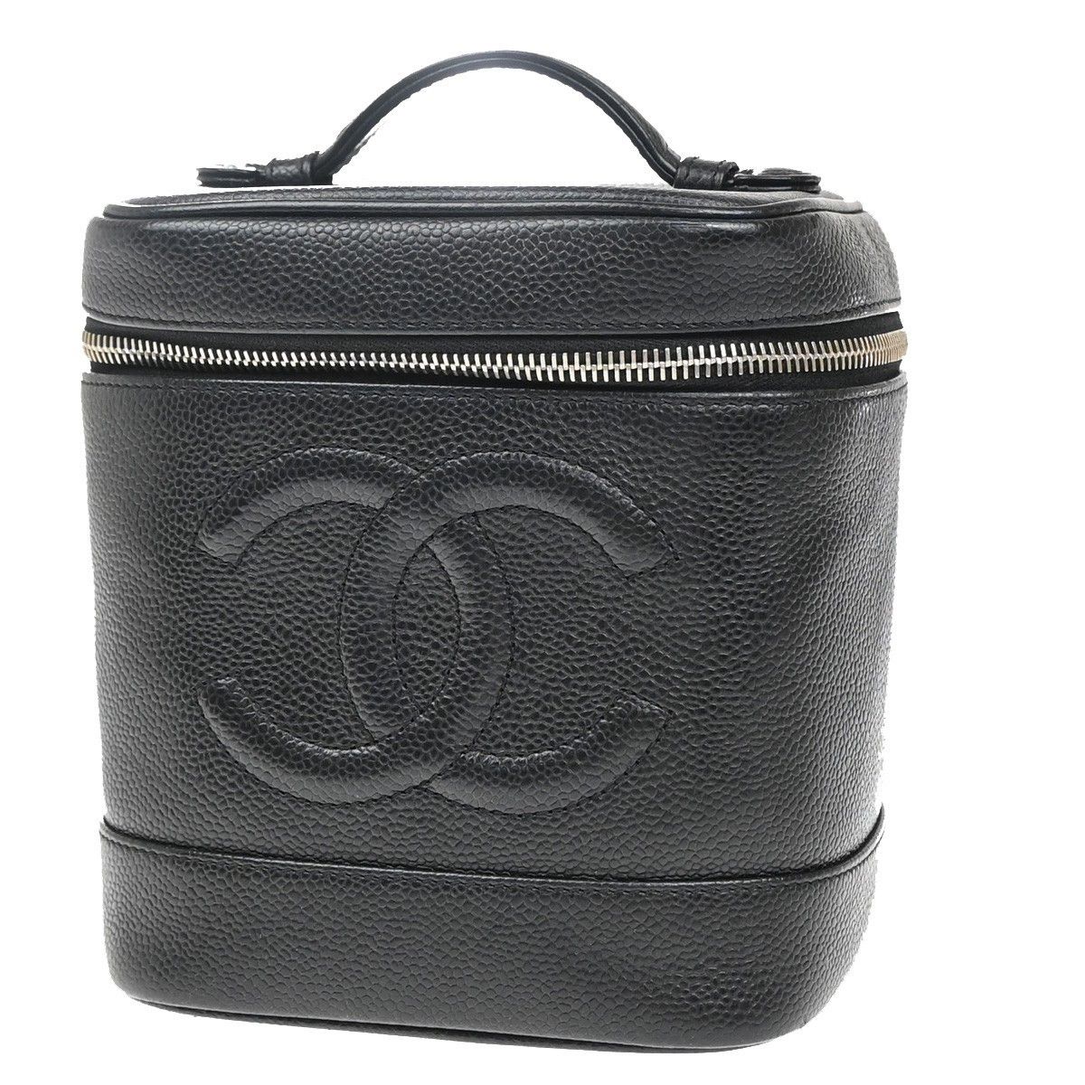 Chanel Chanel Vintage Timeless Cosmetic Case Caviar Size ONE SIZE - 1 Thumbnail