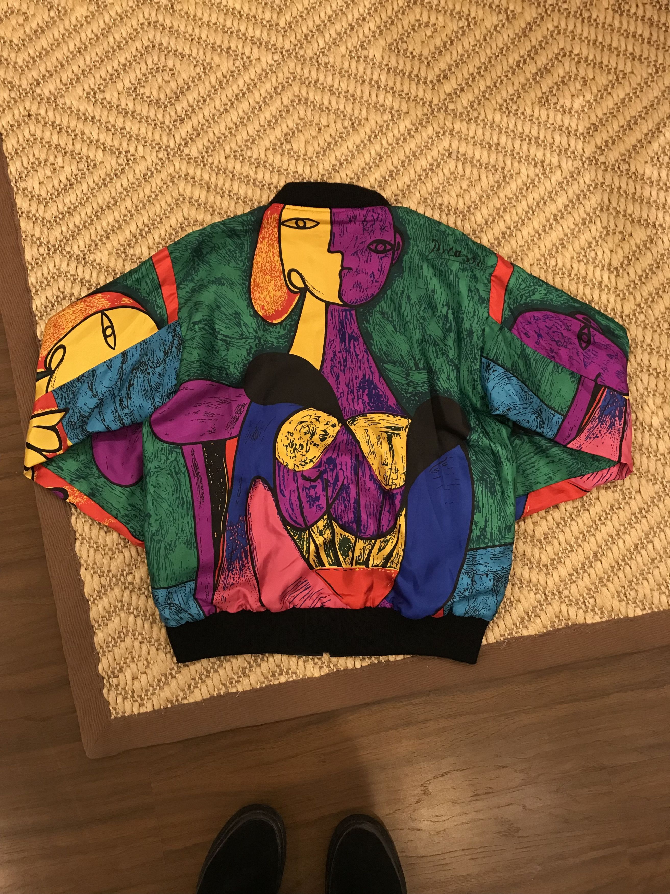 Paloma Picasso Vintage Picasso Silky Bomber Jacket Reversible Size US L / EU 52-54 / 3 - 2 Thumbnail