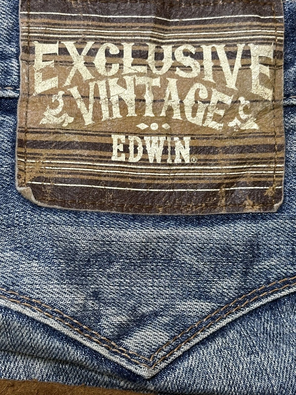Edwin Edwin XV Exclusive Vintage Blue Thunder Wash Loose Jeans Size US 36 / EU 52 - 9 Thumbnail