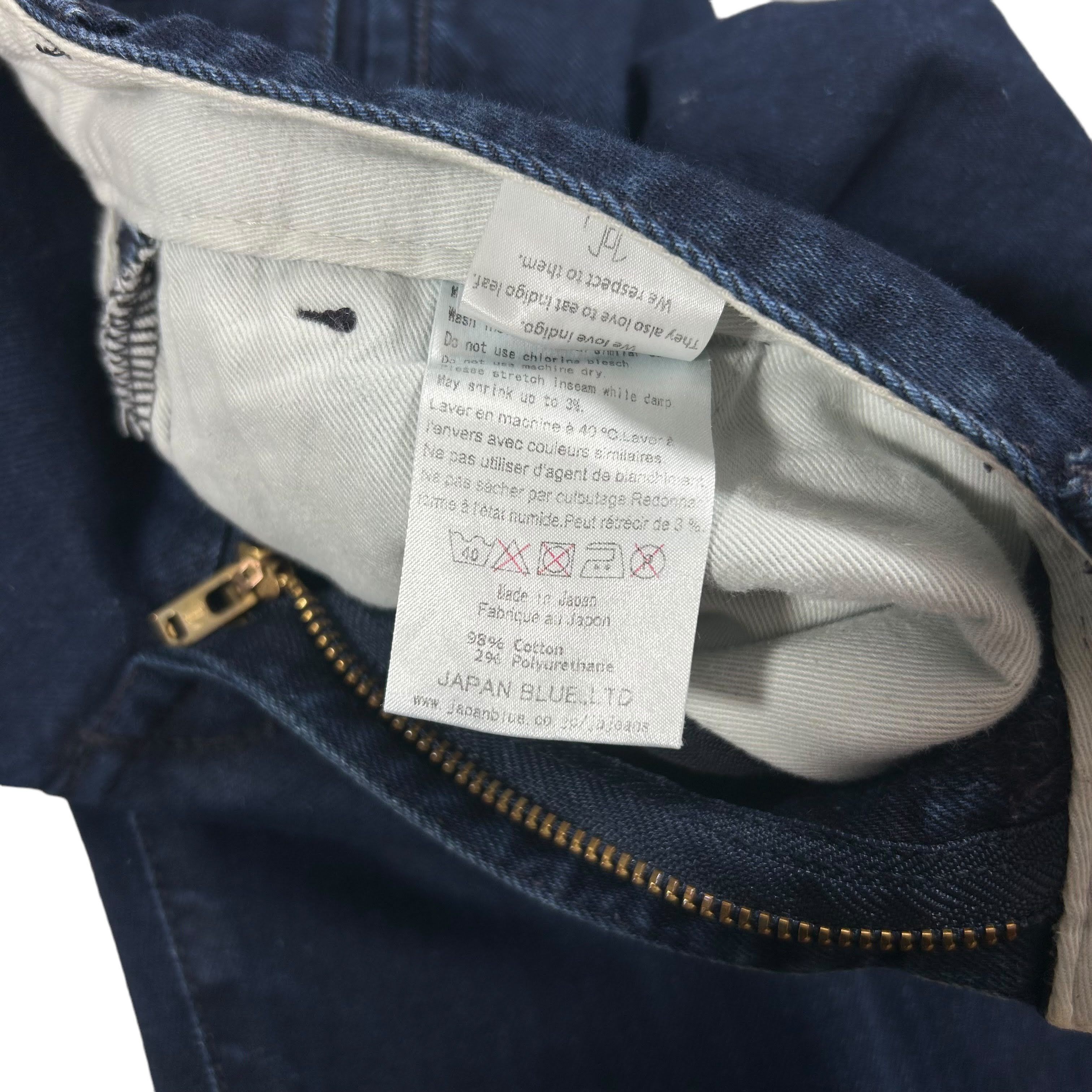 Japan Blue Japan Blue Indigo New Slim Trousers Straight Pants Denim 33 Size US 33 - 8 Thumbnail