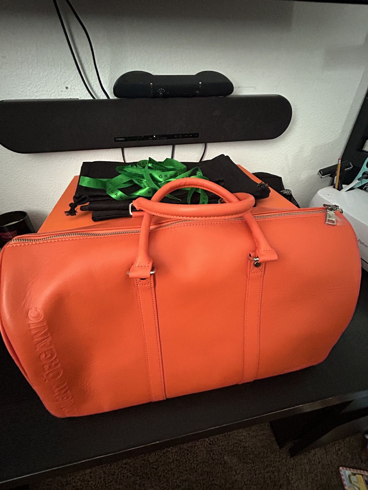 Midnight Organic Larry June Midnight Organic Leather Duffel Bag Size ONE SIZE - 2 Thumbnail