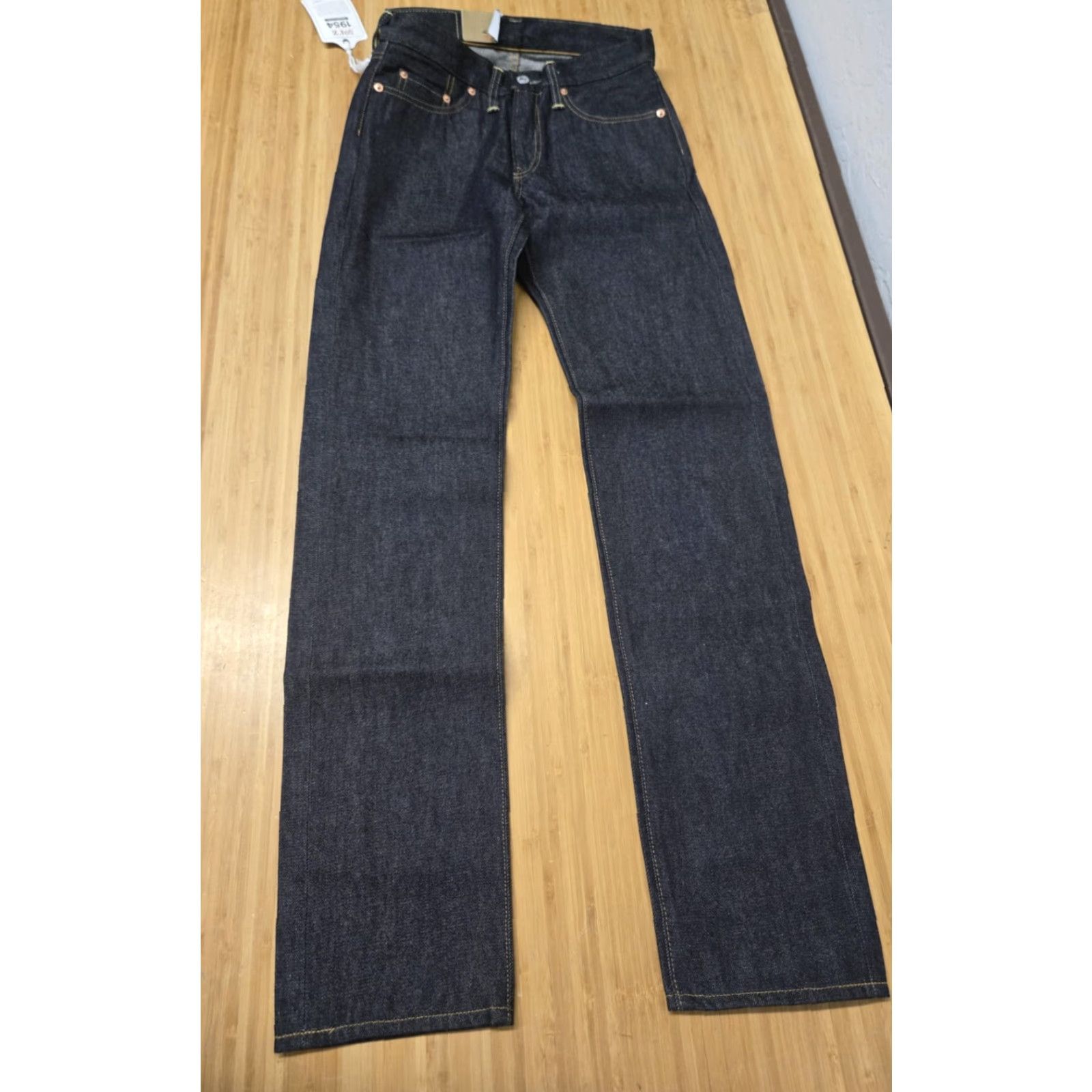 Levi's VINTAGE Levi's 501Z XX Jeans Mens 28x34 Raw Selvedge Denim Dark Blue 1954 LVC Vintage Size US 28 / EU 44 - 6 Thumbnail
