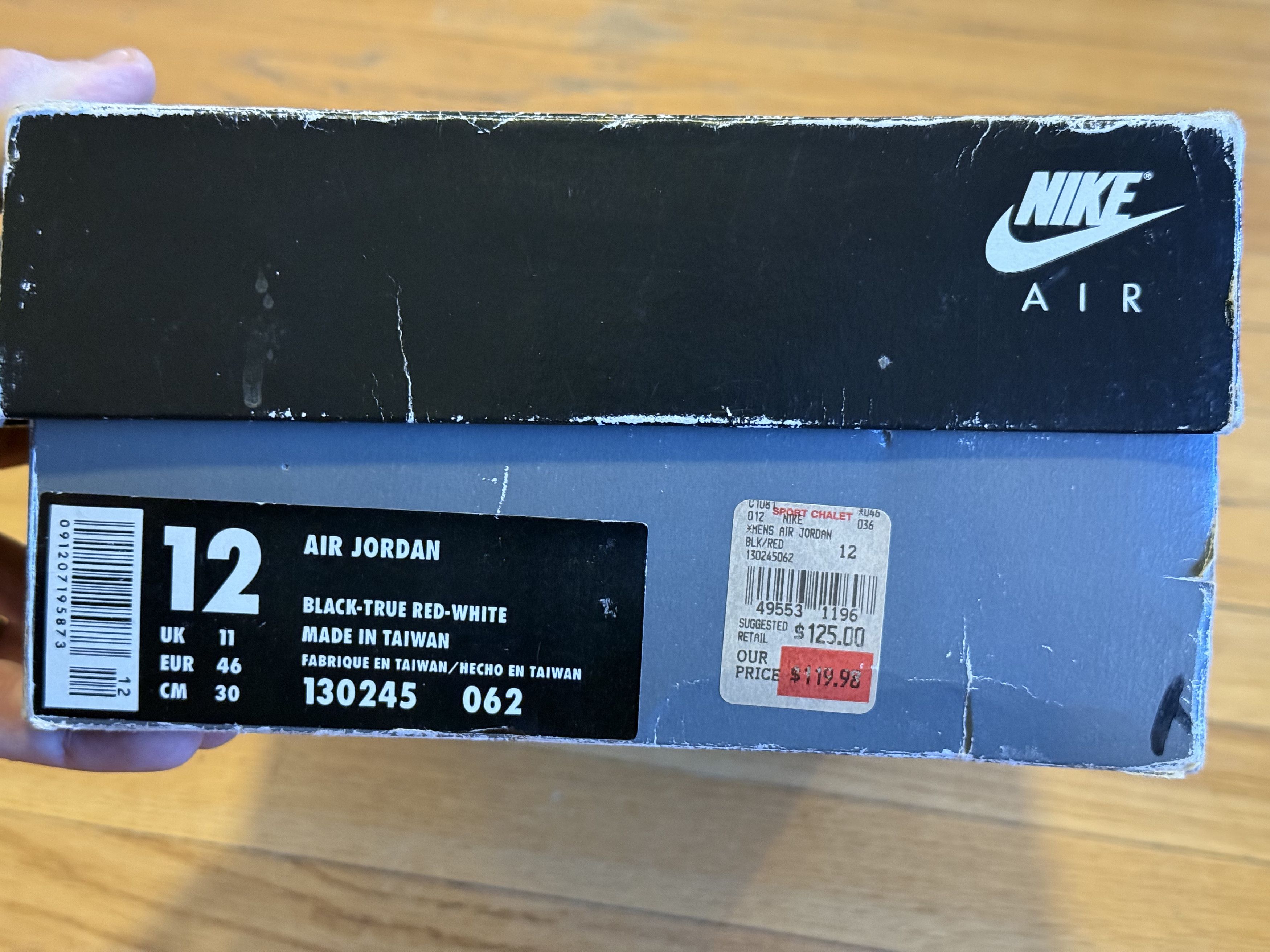 Jordan Brand 1996 Air Jordan XI 11 Bred OG With Box 130245 062 Size US 12 / EU 45 - 9 Thumbnail