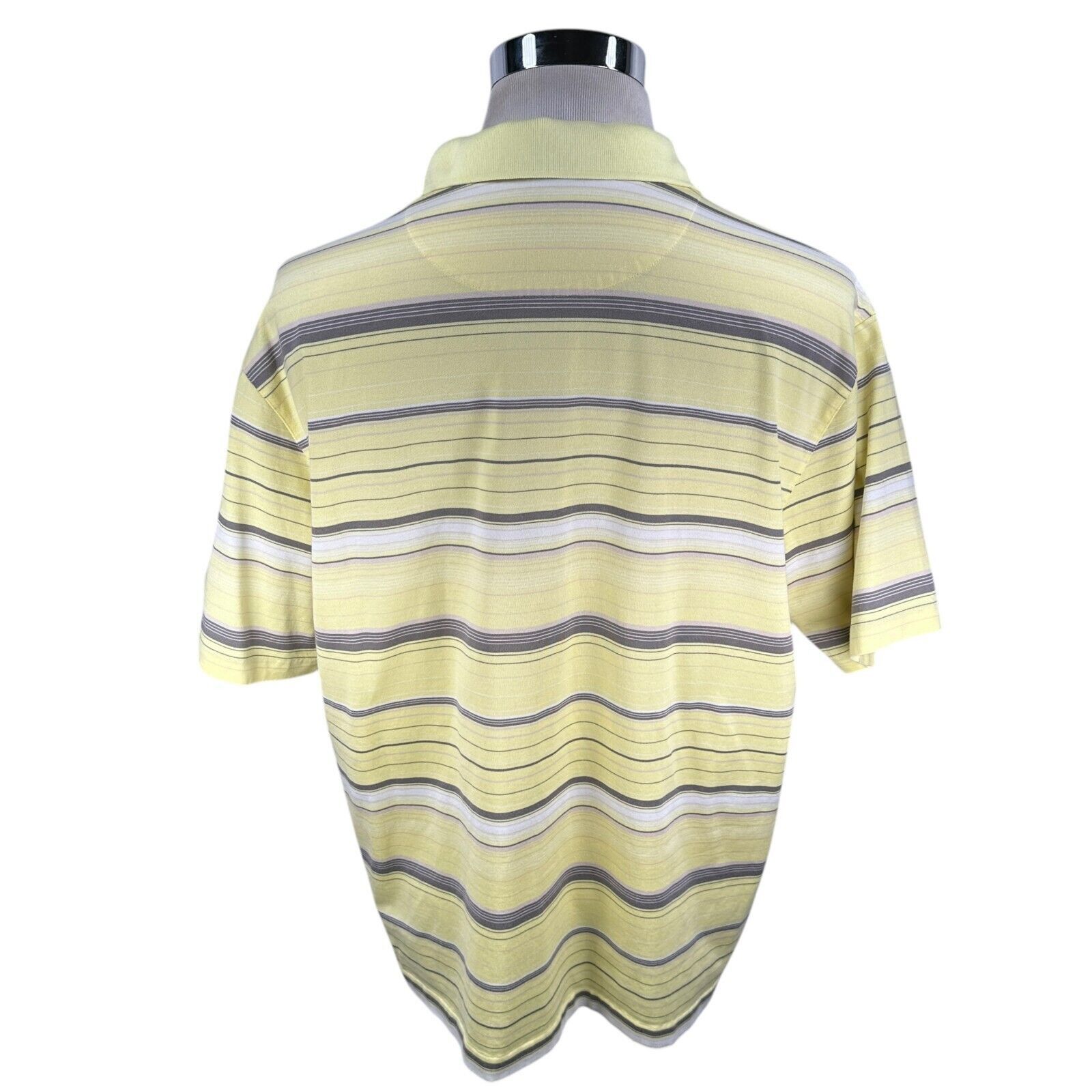 Nike Nike Tiger Woods Polo Shirt Men’s XL Yellow Striped Golf Size US XL / EU 56 / 4 - 5 Thumbnail