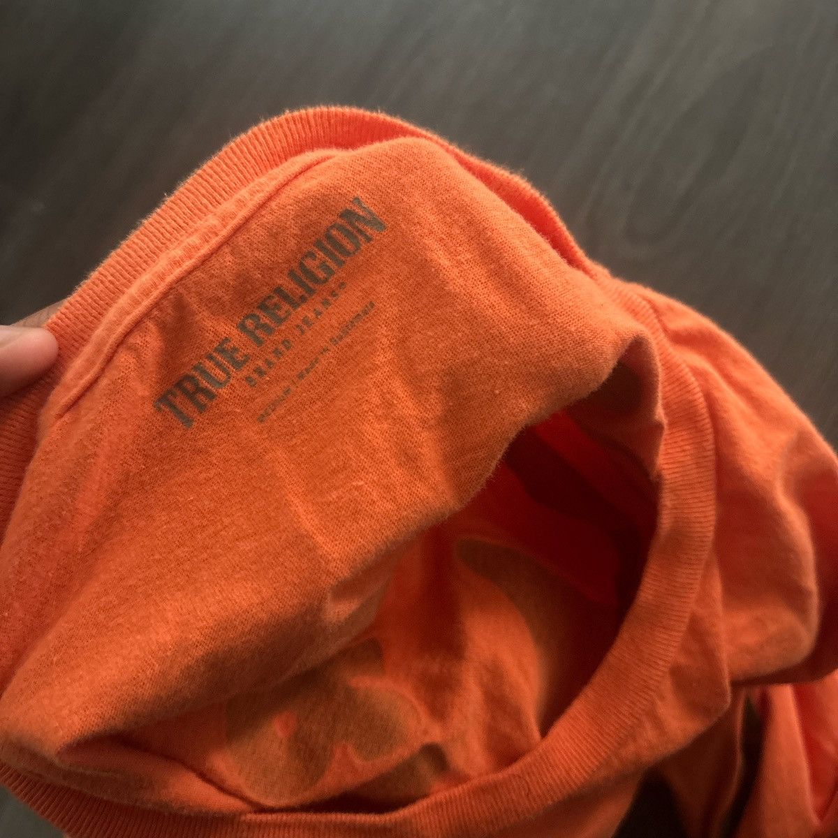 True Religion orange and green true religion long sleeve shirt SMALL Size US S / EU 44-46 / 1 - 1 Thumbnail